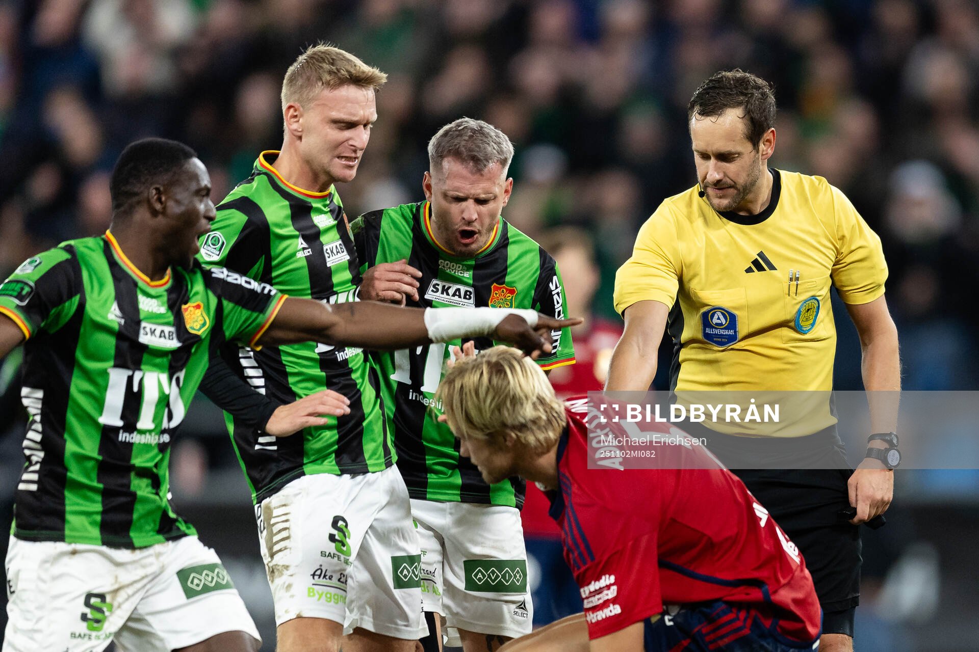 GAIS  Ibrahim Diabate, Joackim Fagerjord och Jonas Lindberg