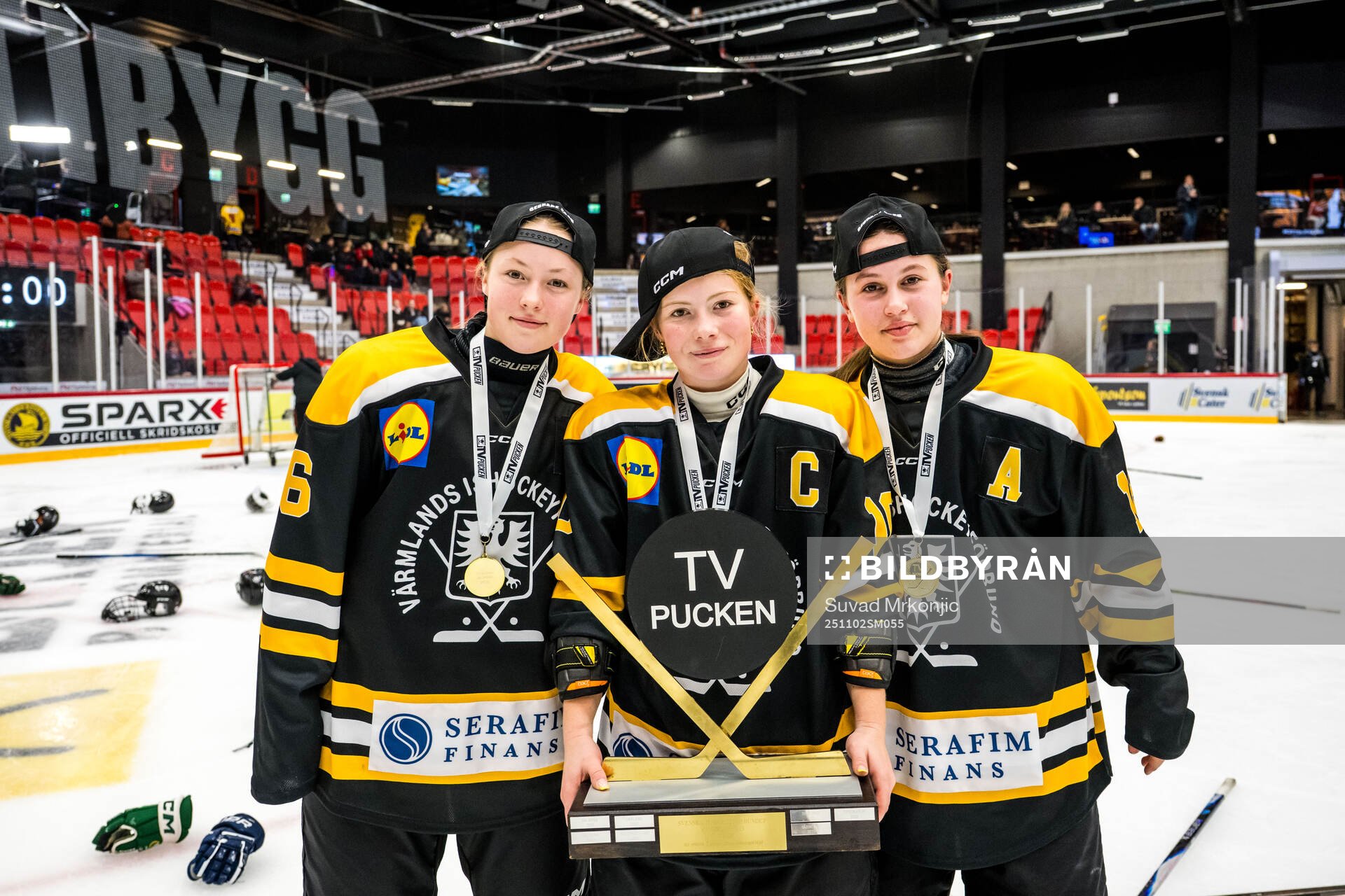 Värmlands Molly Pihlström, Märta Berglund och Matilda