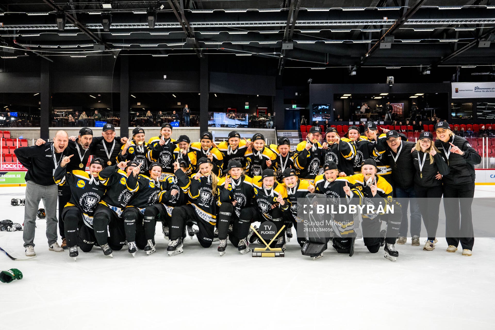 Värmlands spelare jublar
