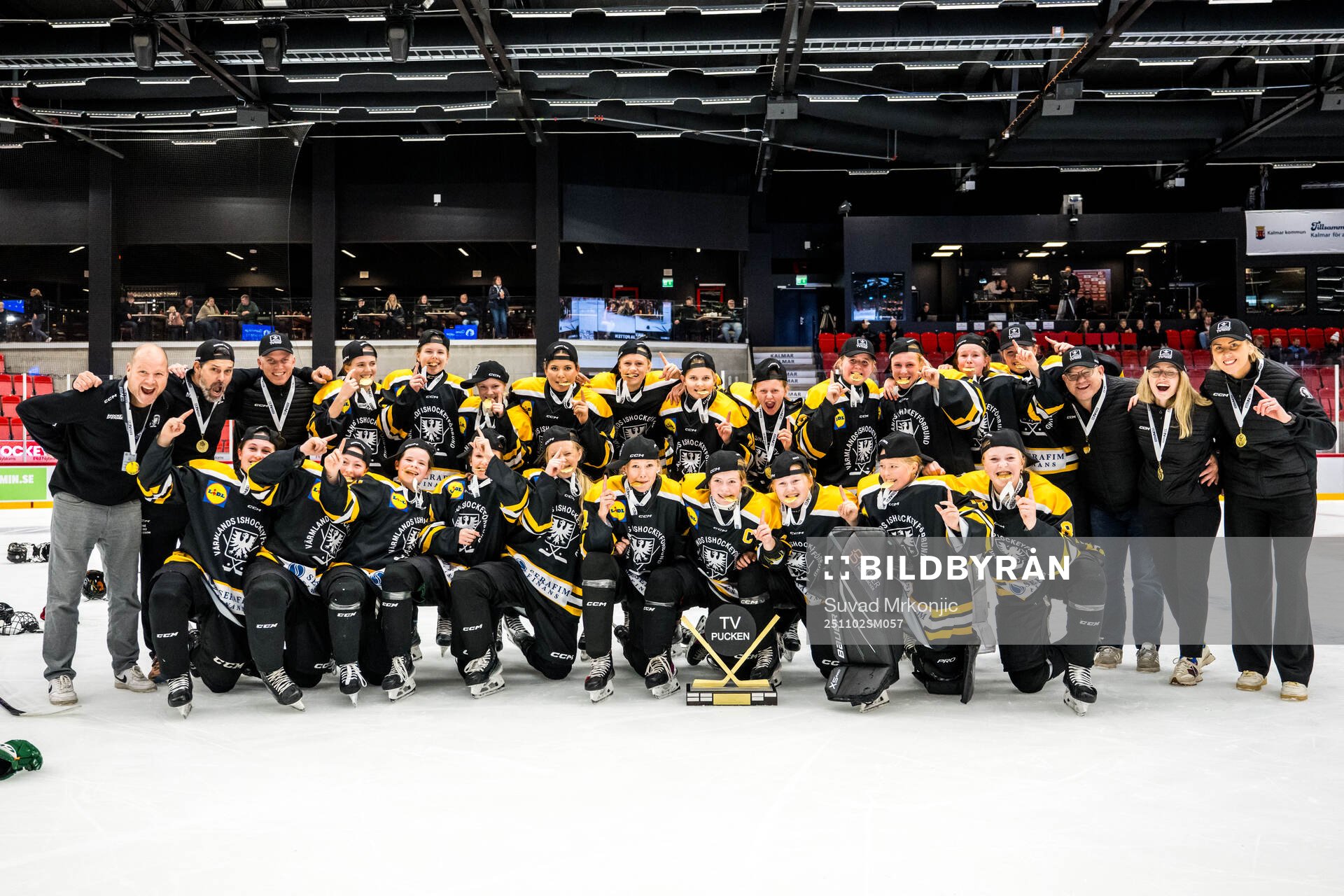 Värmlands spelare jublar
