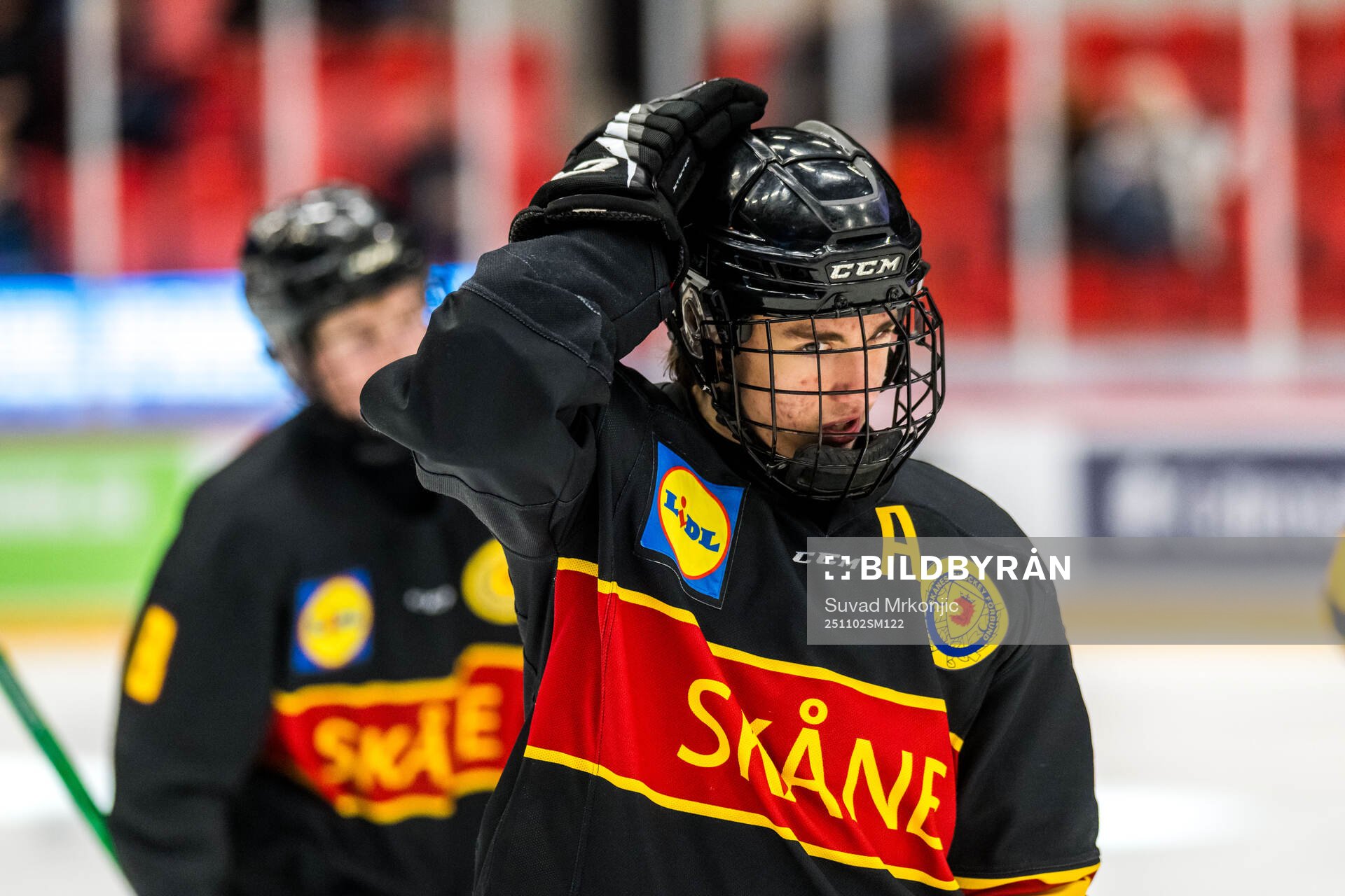 Skånes Casper Scherstén deppar