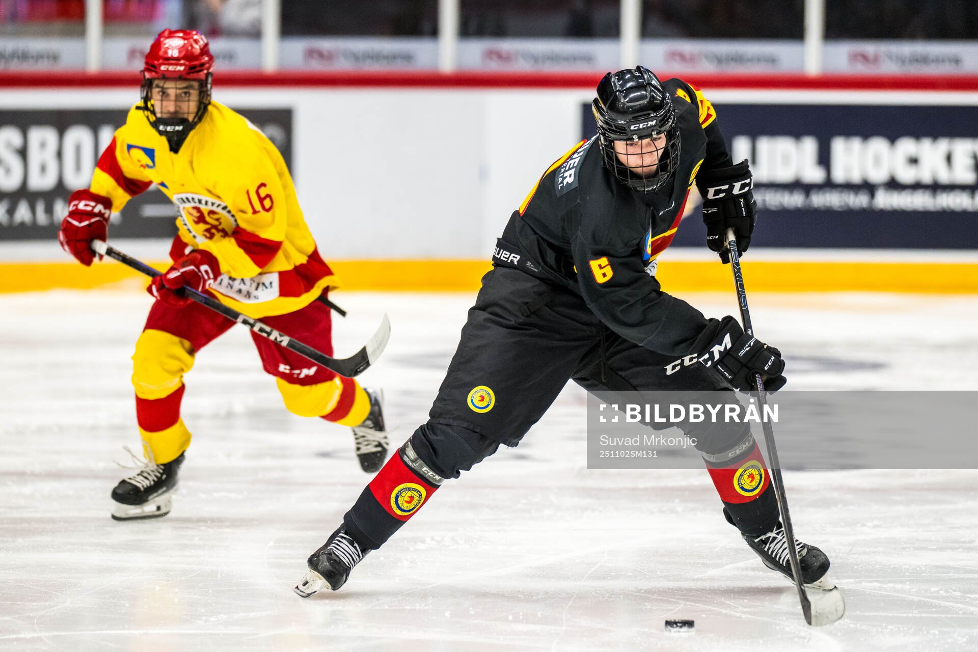 Smålands Anton Gannerud och Skånes Karol Ostafin