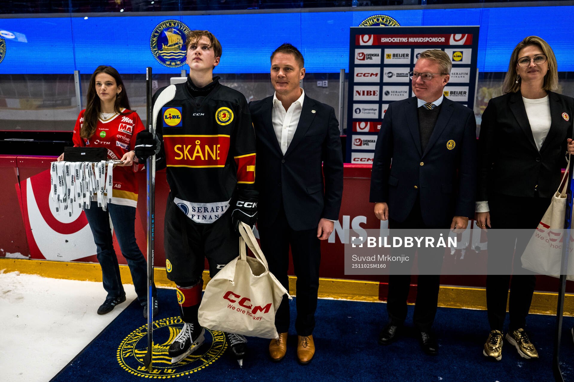 Skånes Philipn Herrlin får pris som matchens lirare