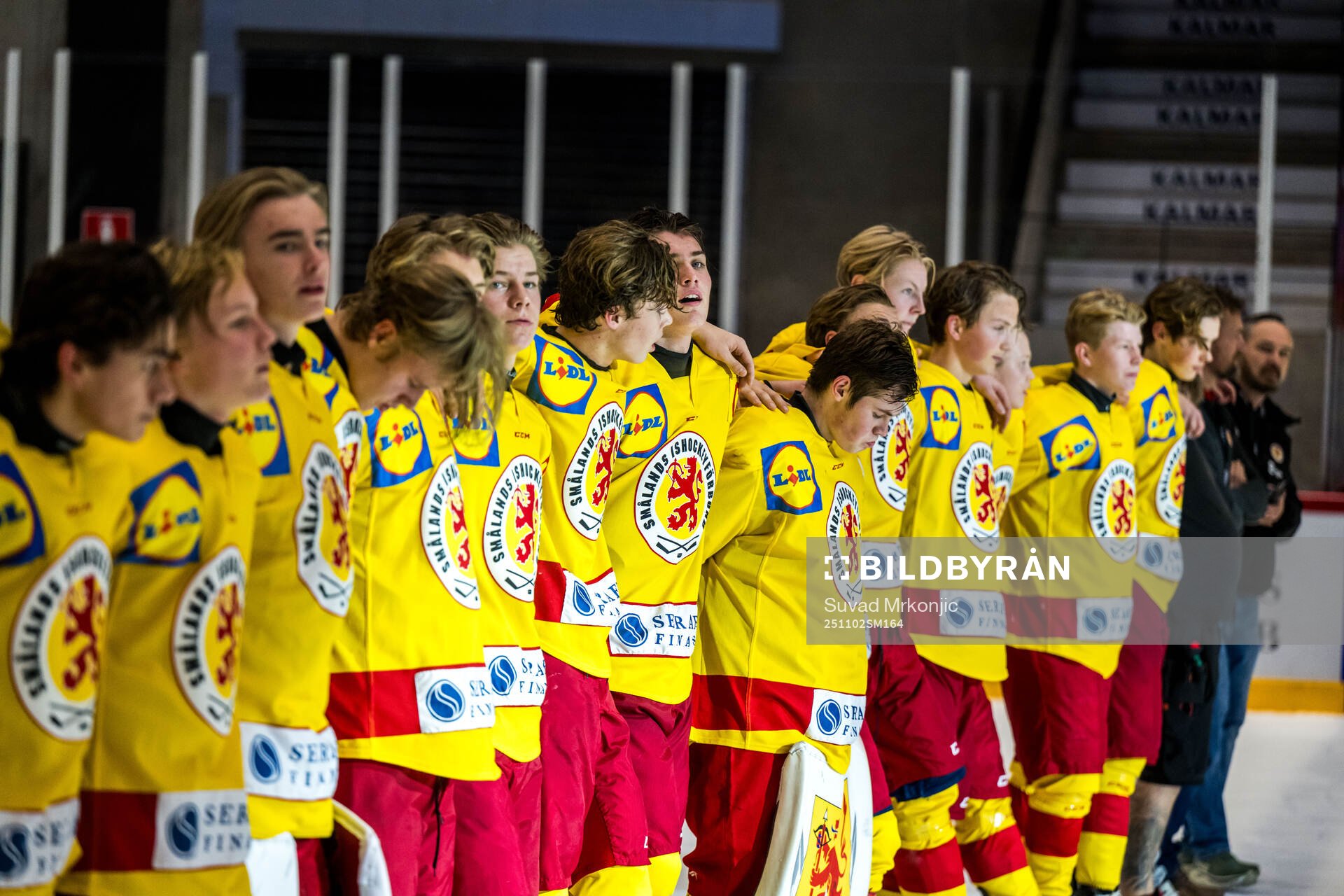 Smålands spelare jublar