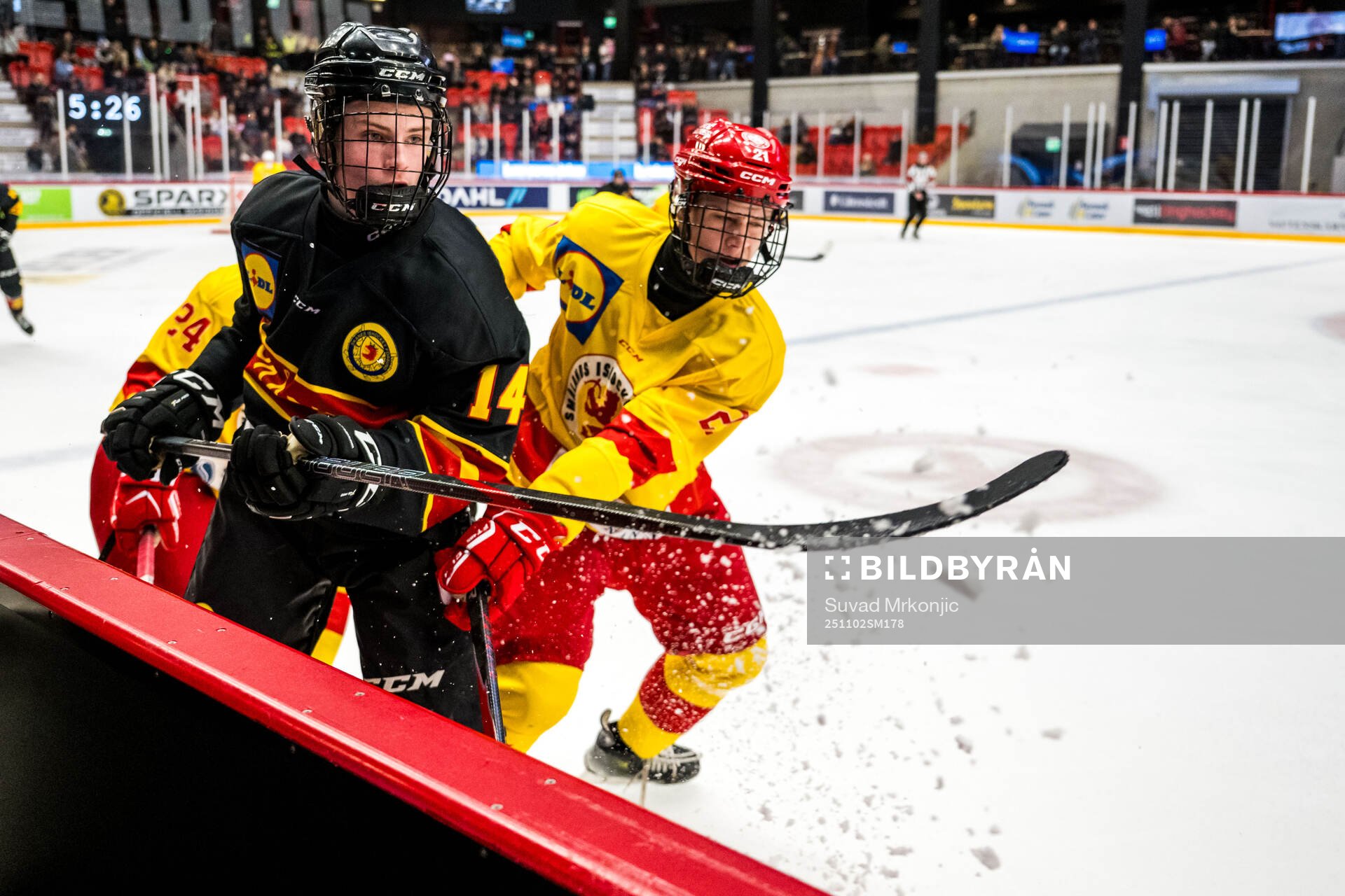 Skånes Simon Wilsell och Smålands Isak Räsänen
