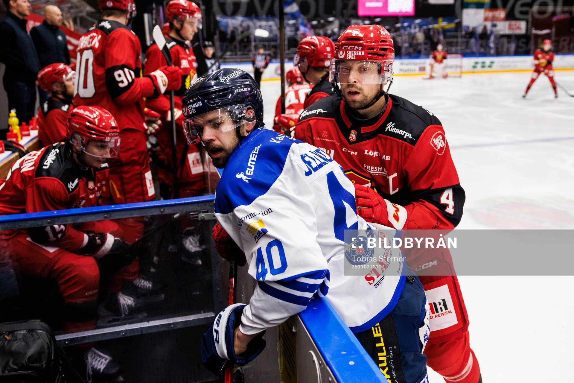 Karlskogas Kalle Jellvert och Almtunas Victor Aronsson