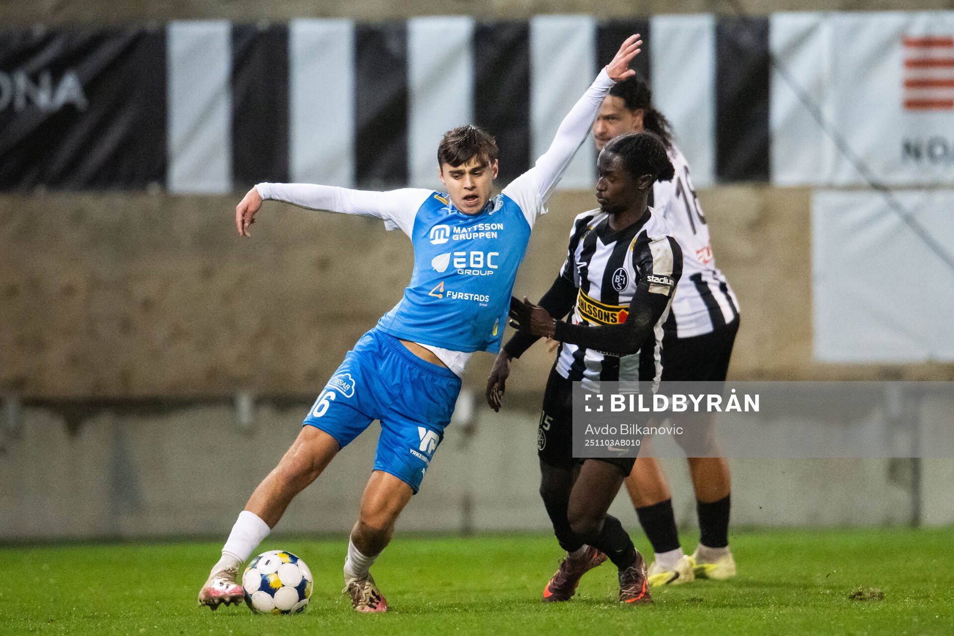 Landskronas Max'Med Mohamed och Oddevolds Emir Derviskadic