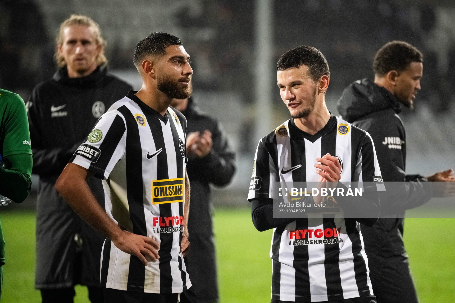 Landskronas Rassa Rahmani och Gent Elezaj