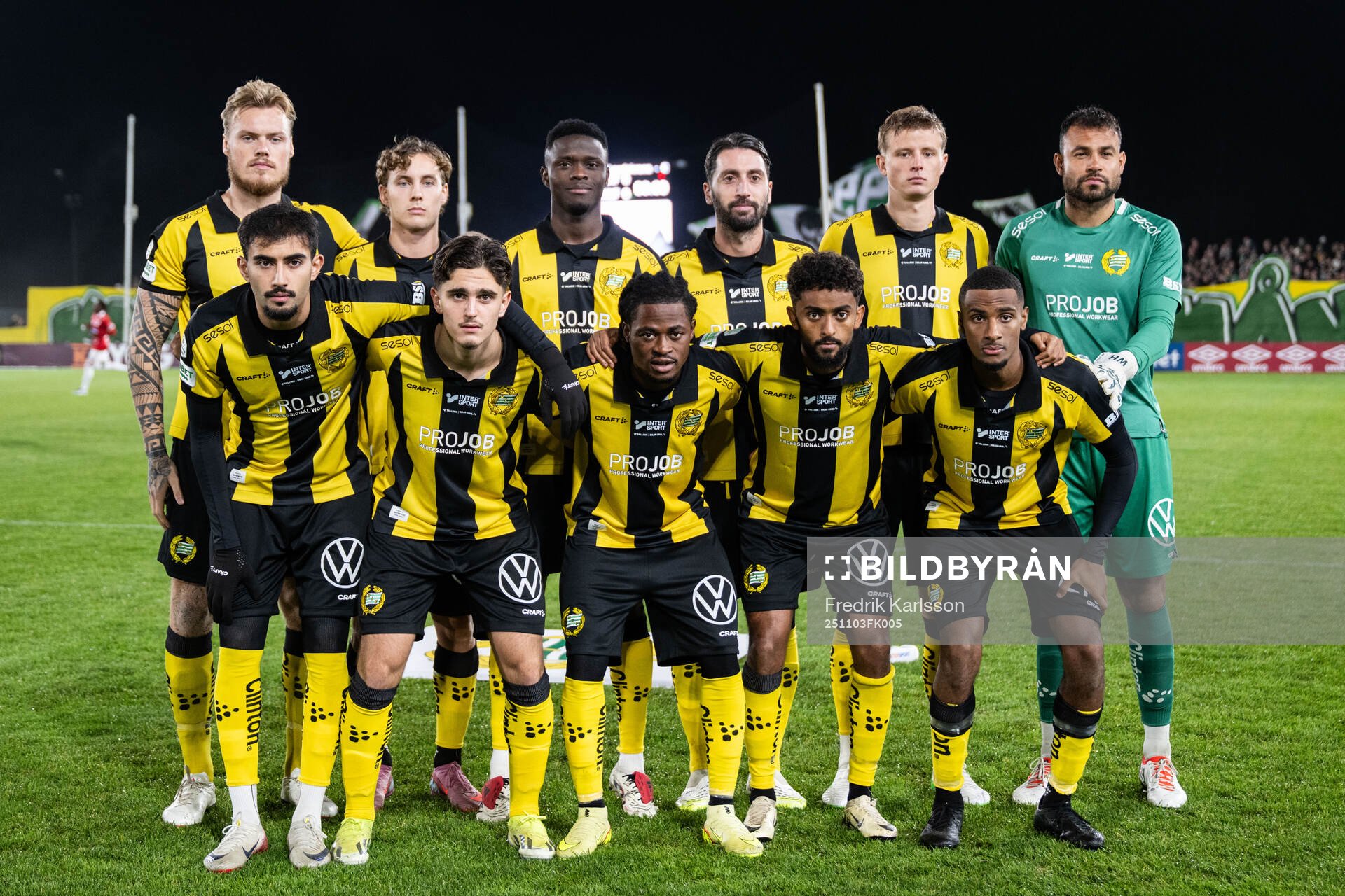 Victor Eriksson, Hampus Skoglund, Ibrahima Breze Fofana,