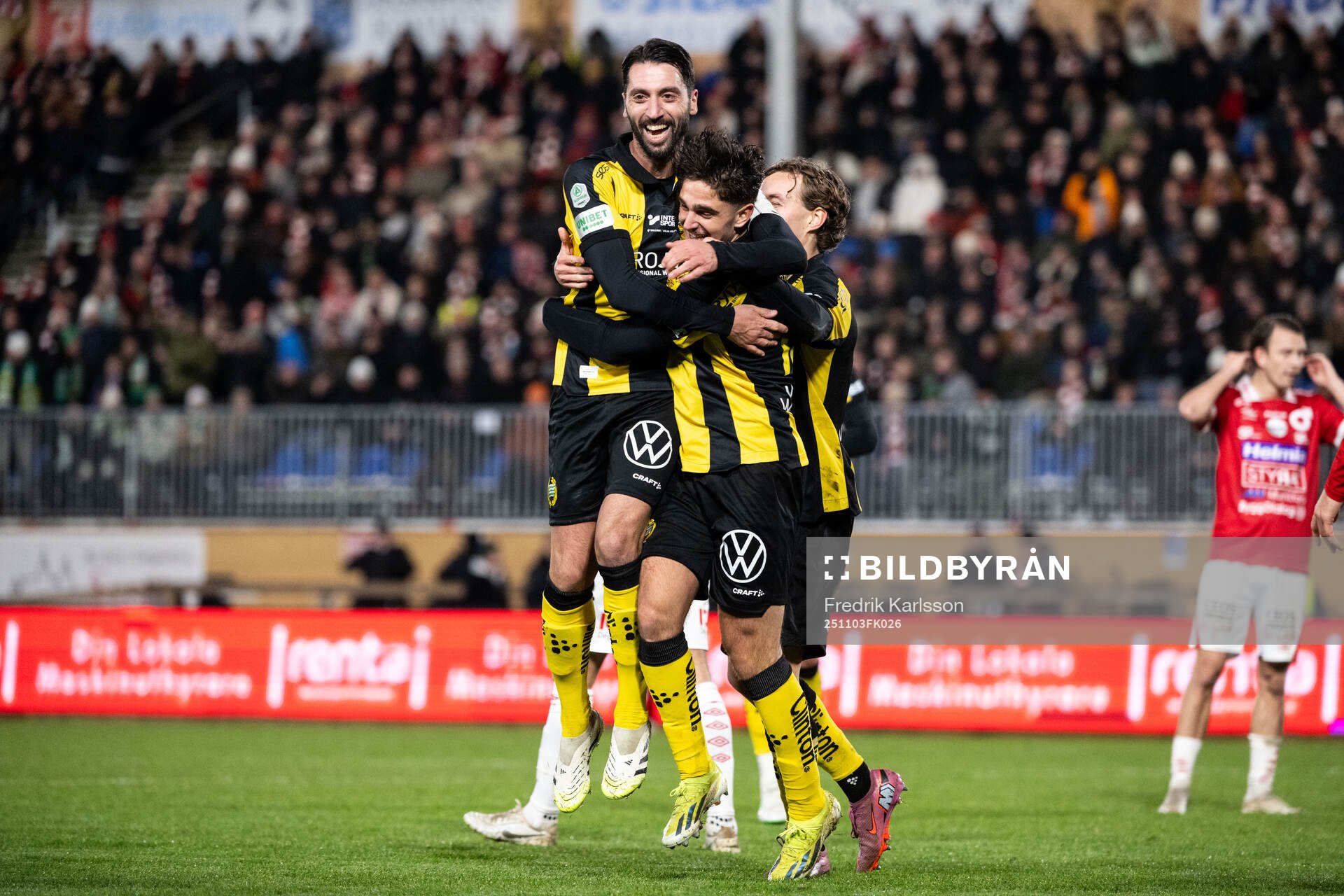 under fotbollsmatchen i Allsvenskan mellan Degerfors och