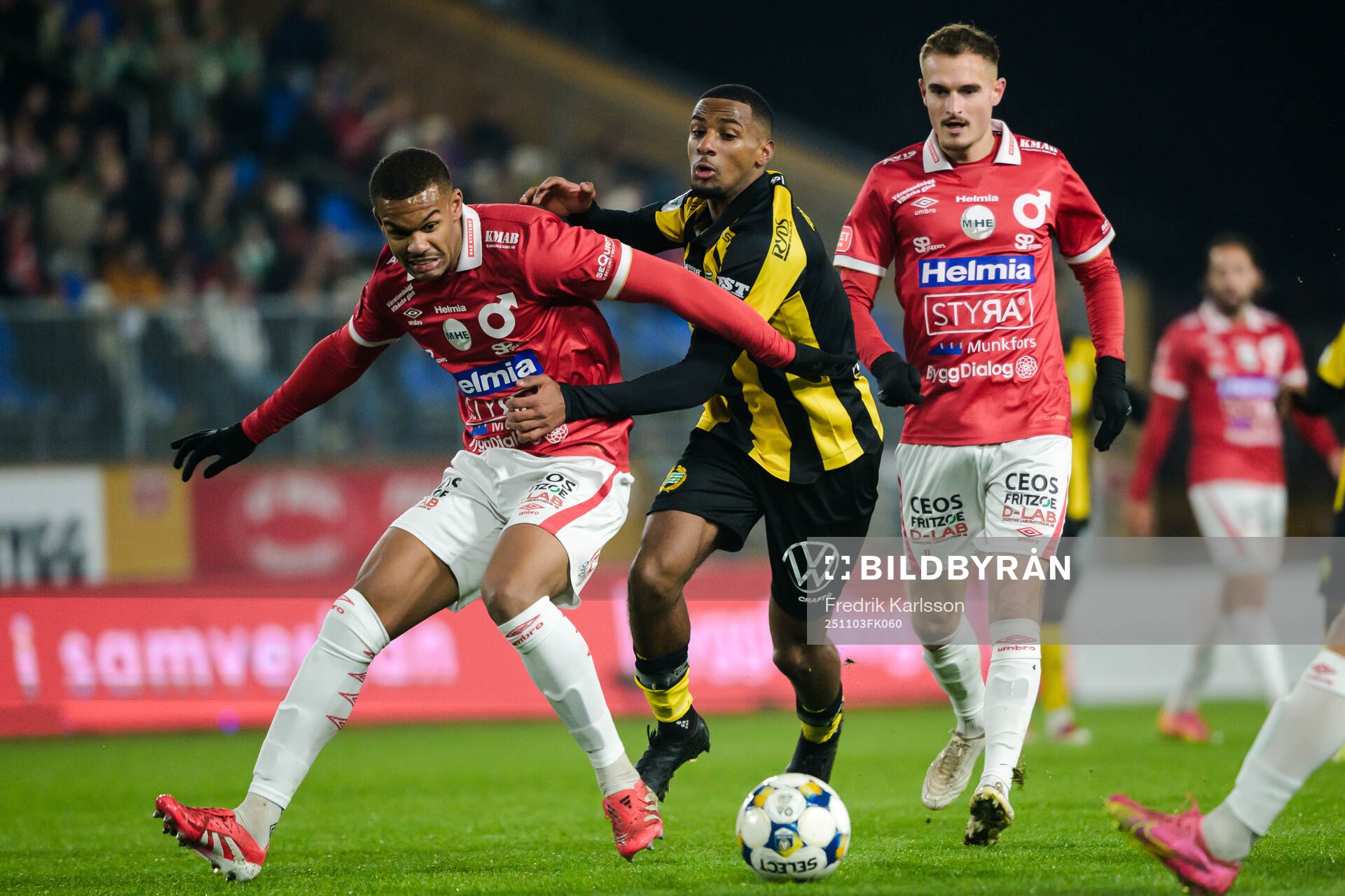 Degerfors Leon Hien och Christos Gravius
