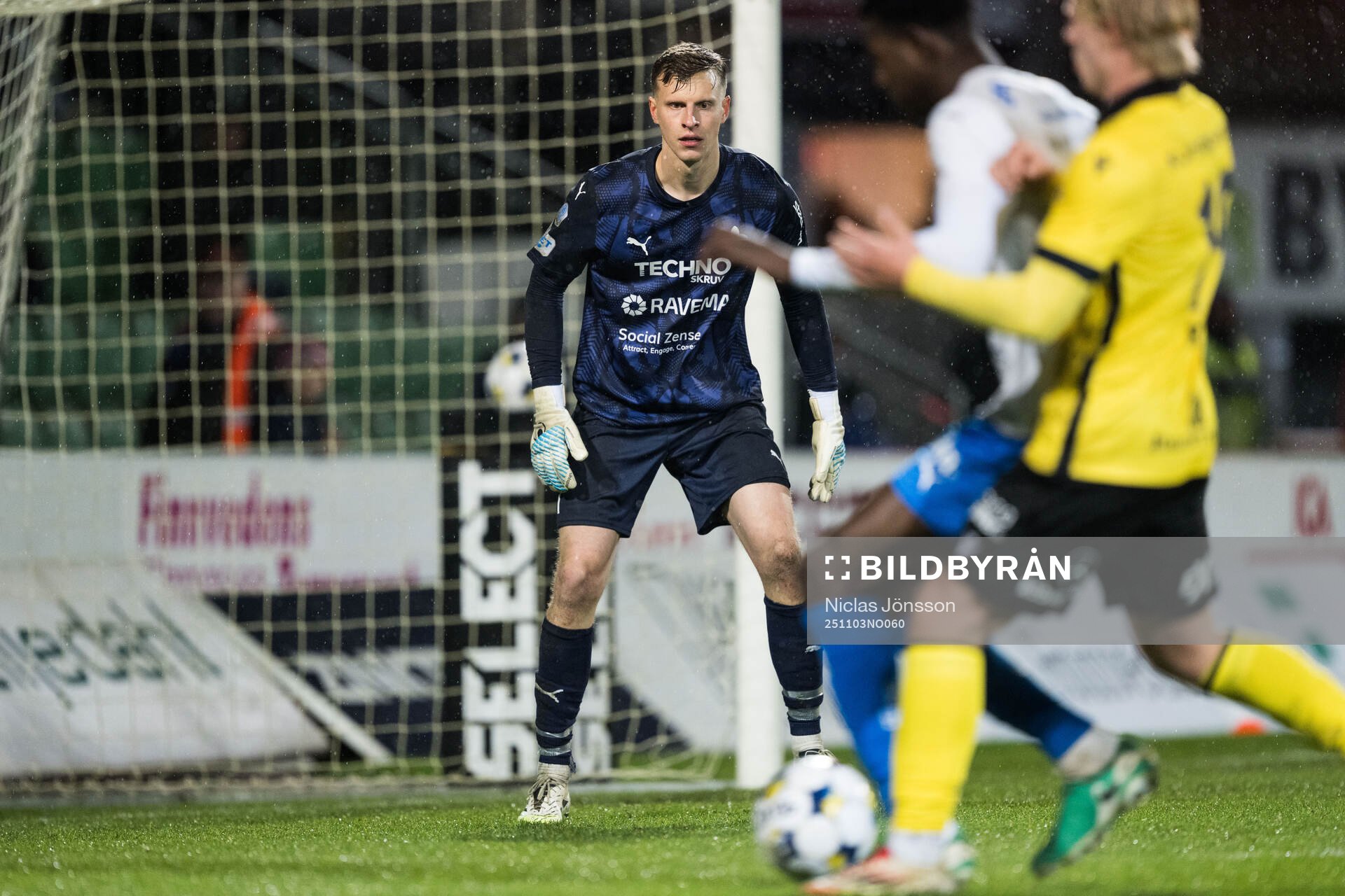 Värnamos målvakt Hugo Keto