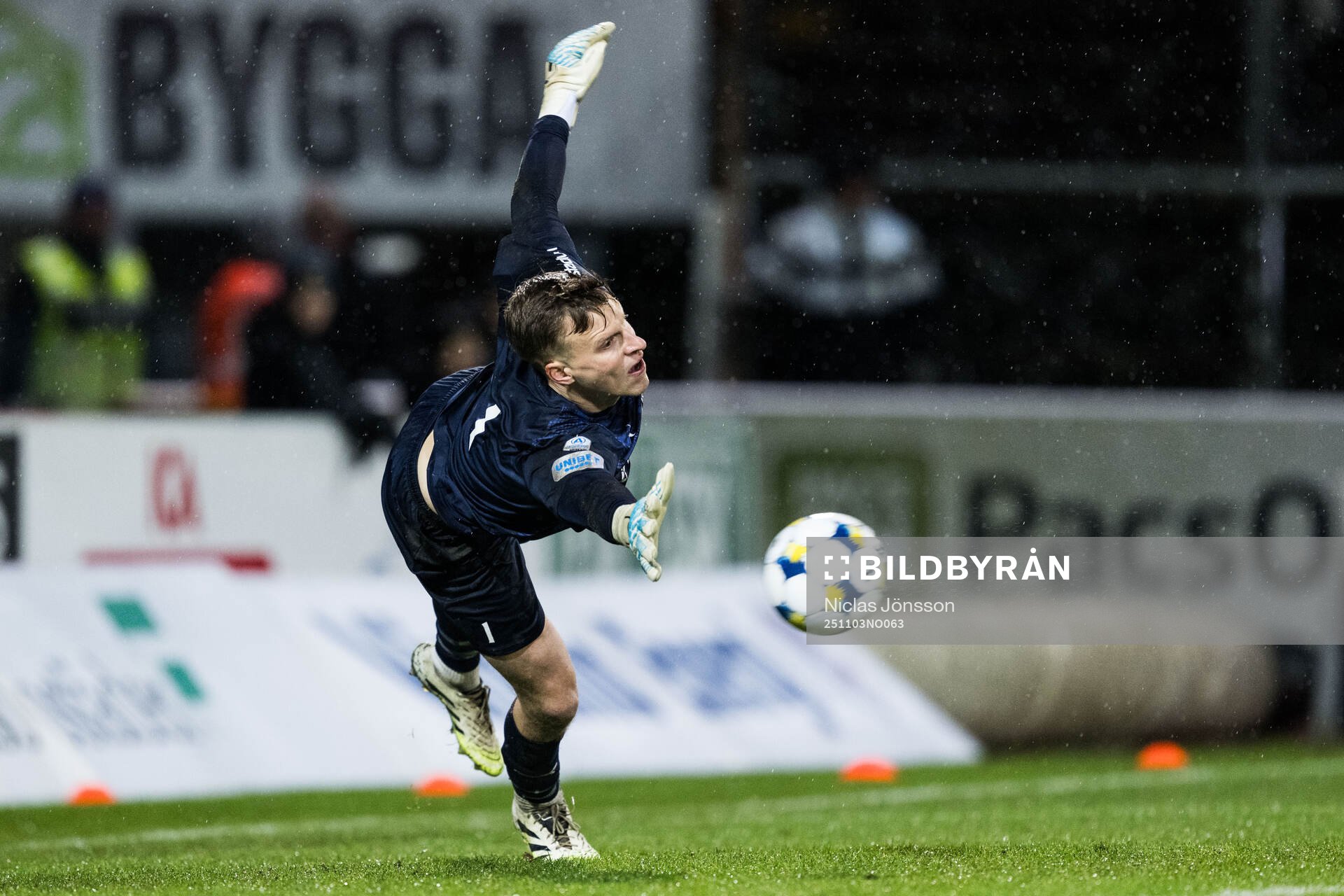 Värnamos målvakt Hugo Keto