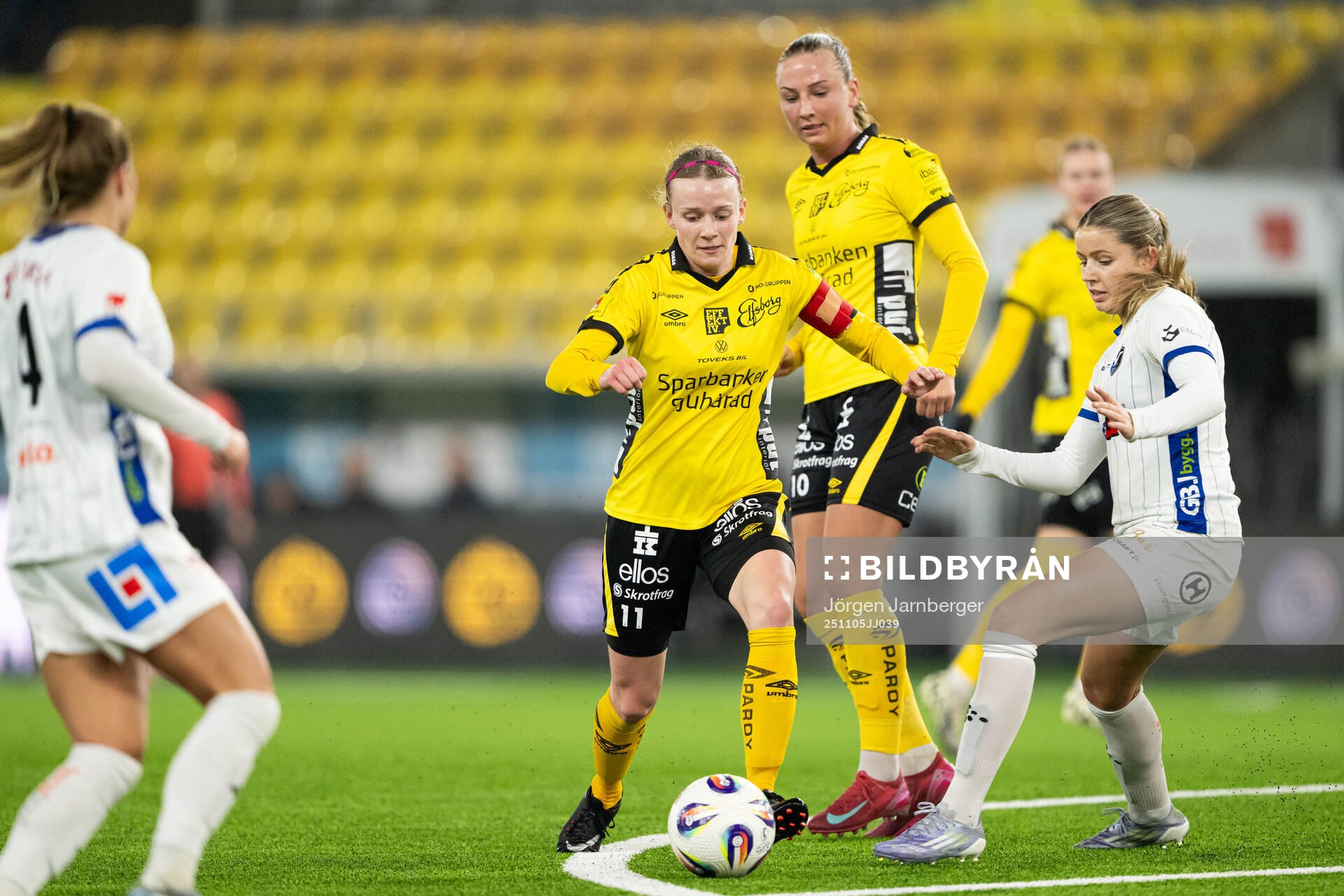 Elfsborgs Leann Nyström och Växjö DFFs Emma Holmqvist