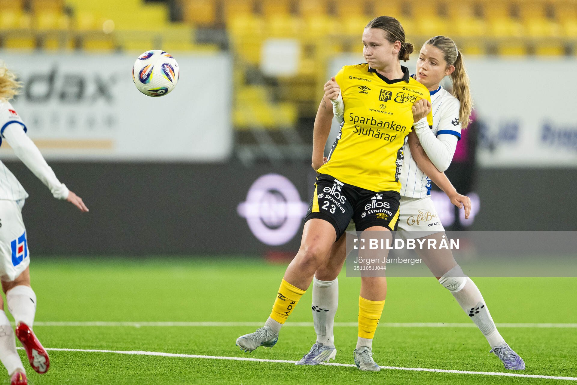 Elfsborgs Ellen Nilsson och Växjö DFFs Emma Holmqvist