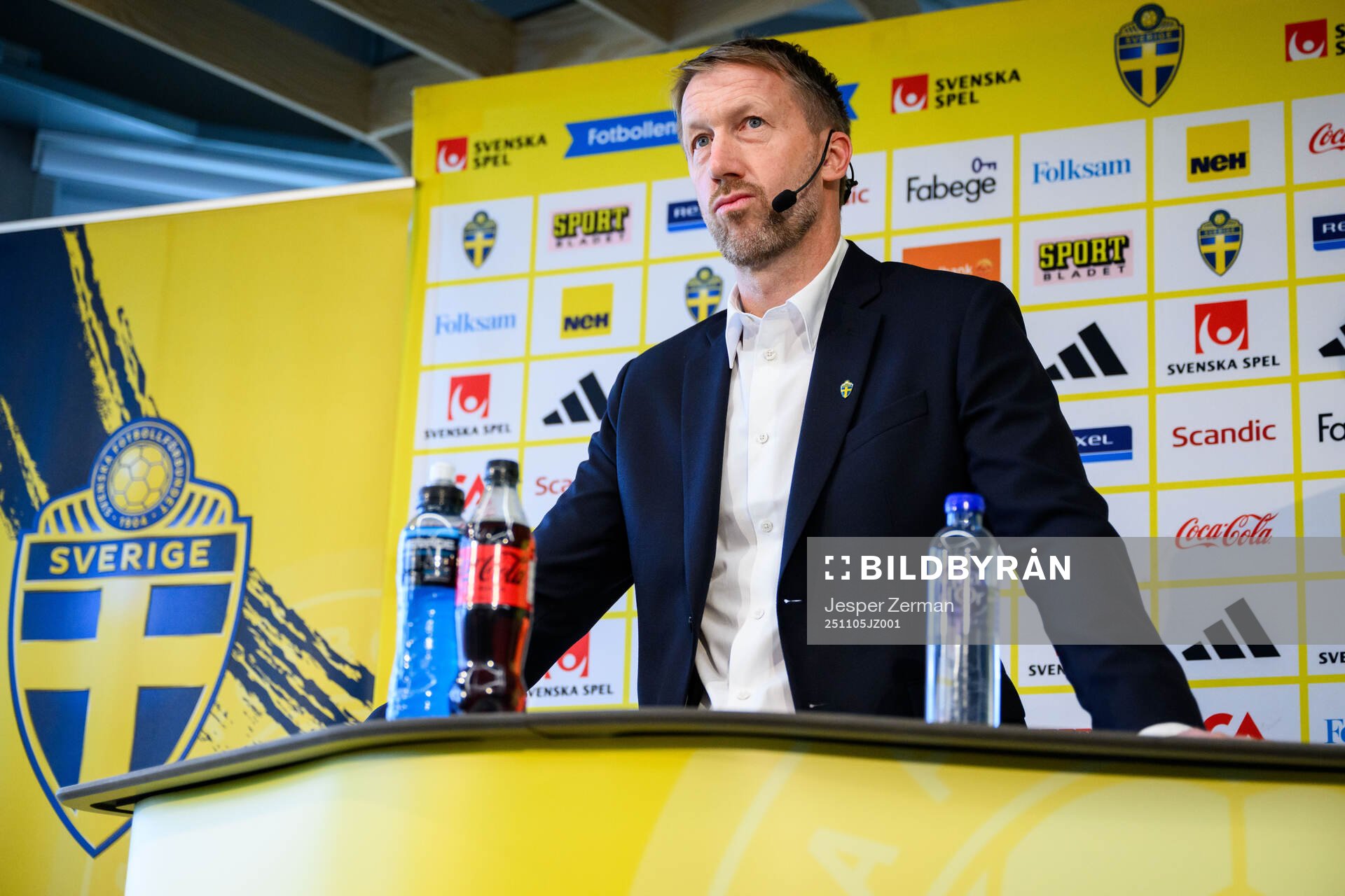 Head coach Graham Potter of the Swedish men's national