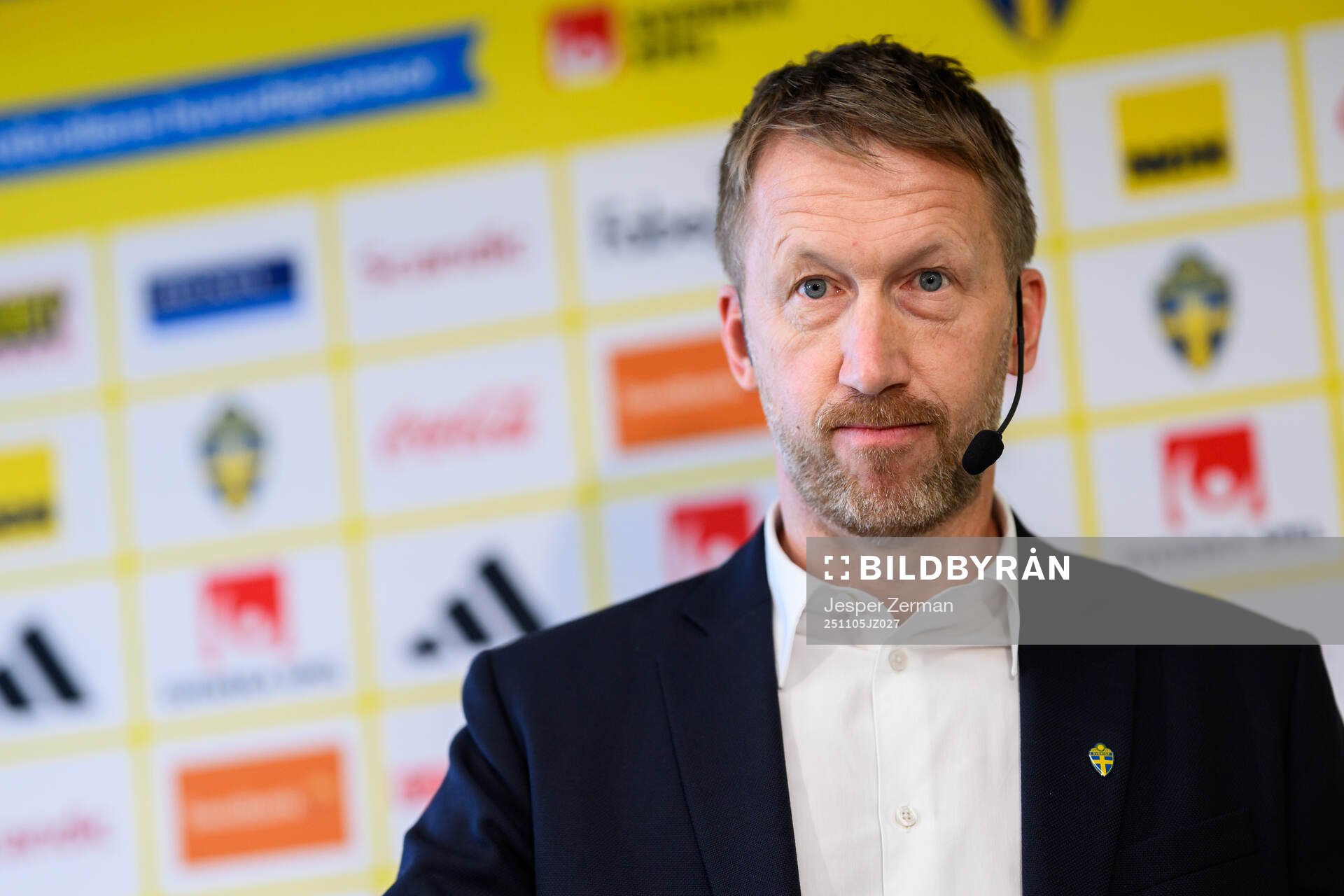 Head coach Graham Potter of the Swedish men's national