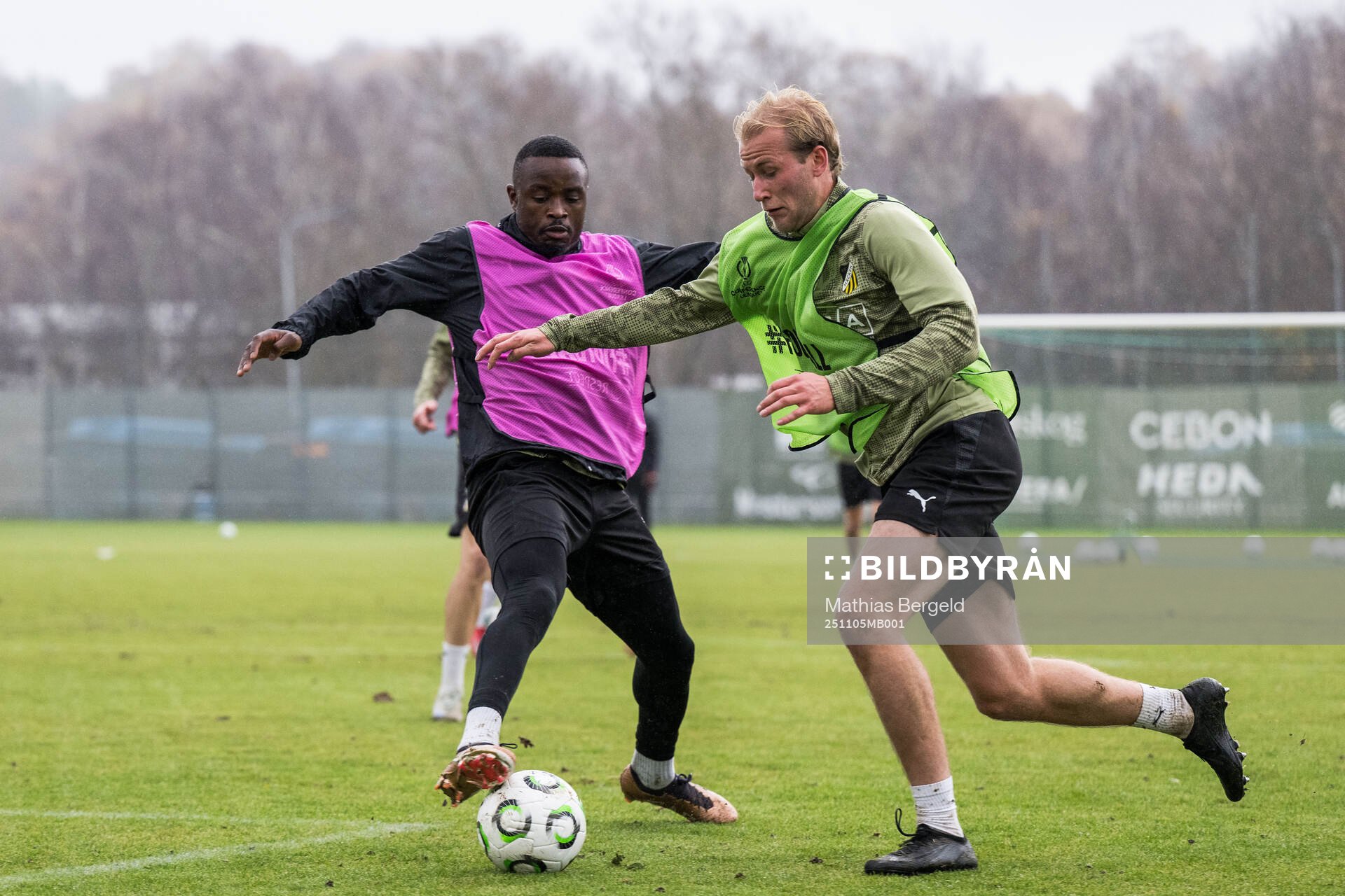 Brice Wembangomo and Harry Hilvenius