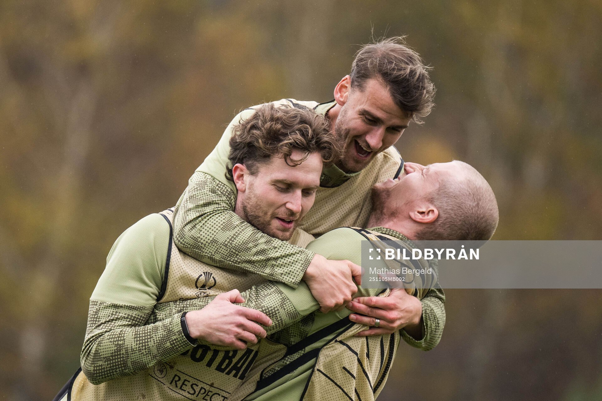 Adam Lundkvist, Johan Hammar and Simon Gustafson