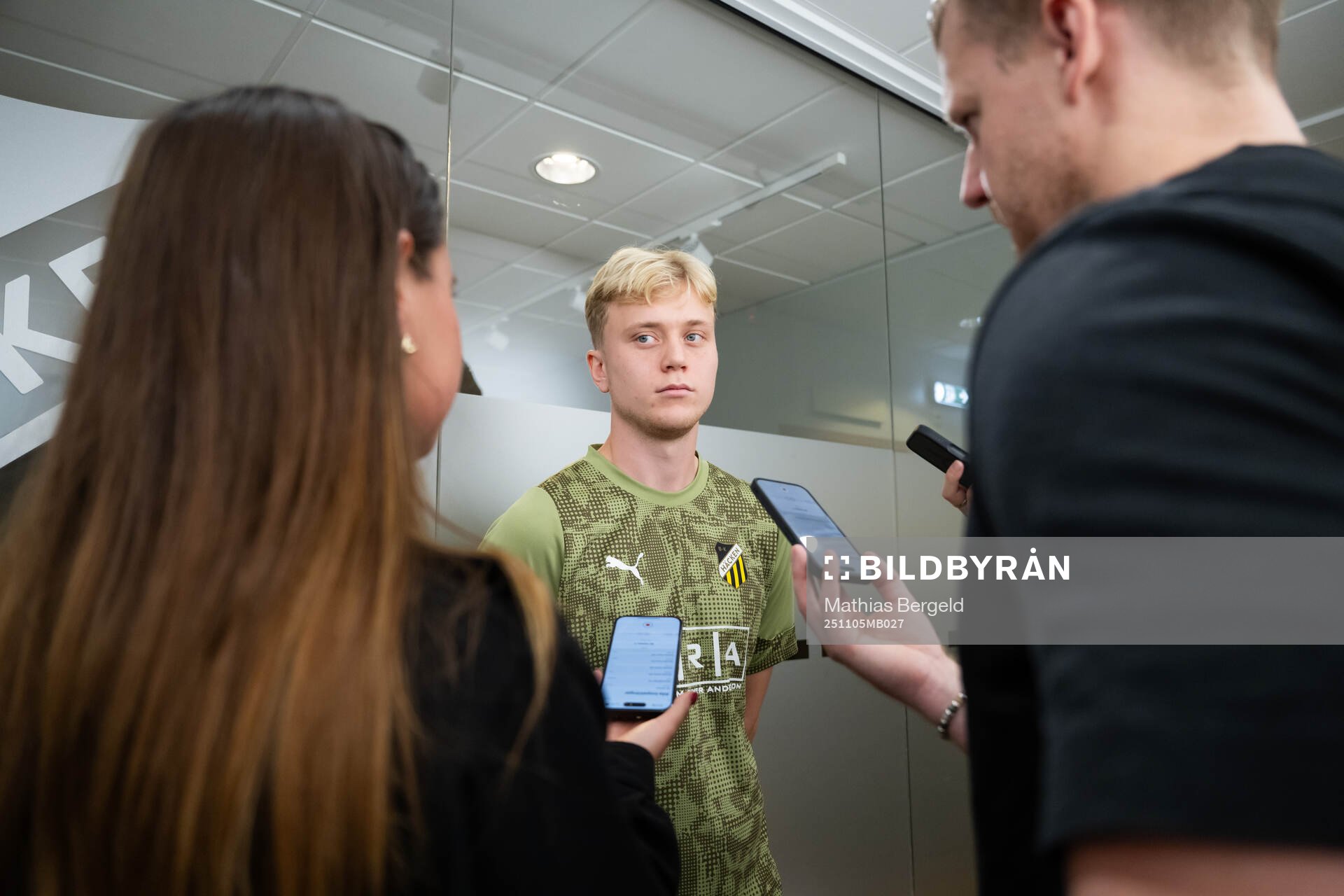 Isak Brusberg is interviewed