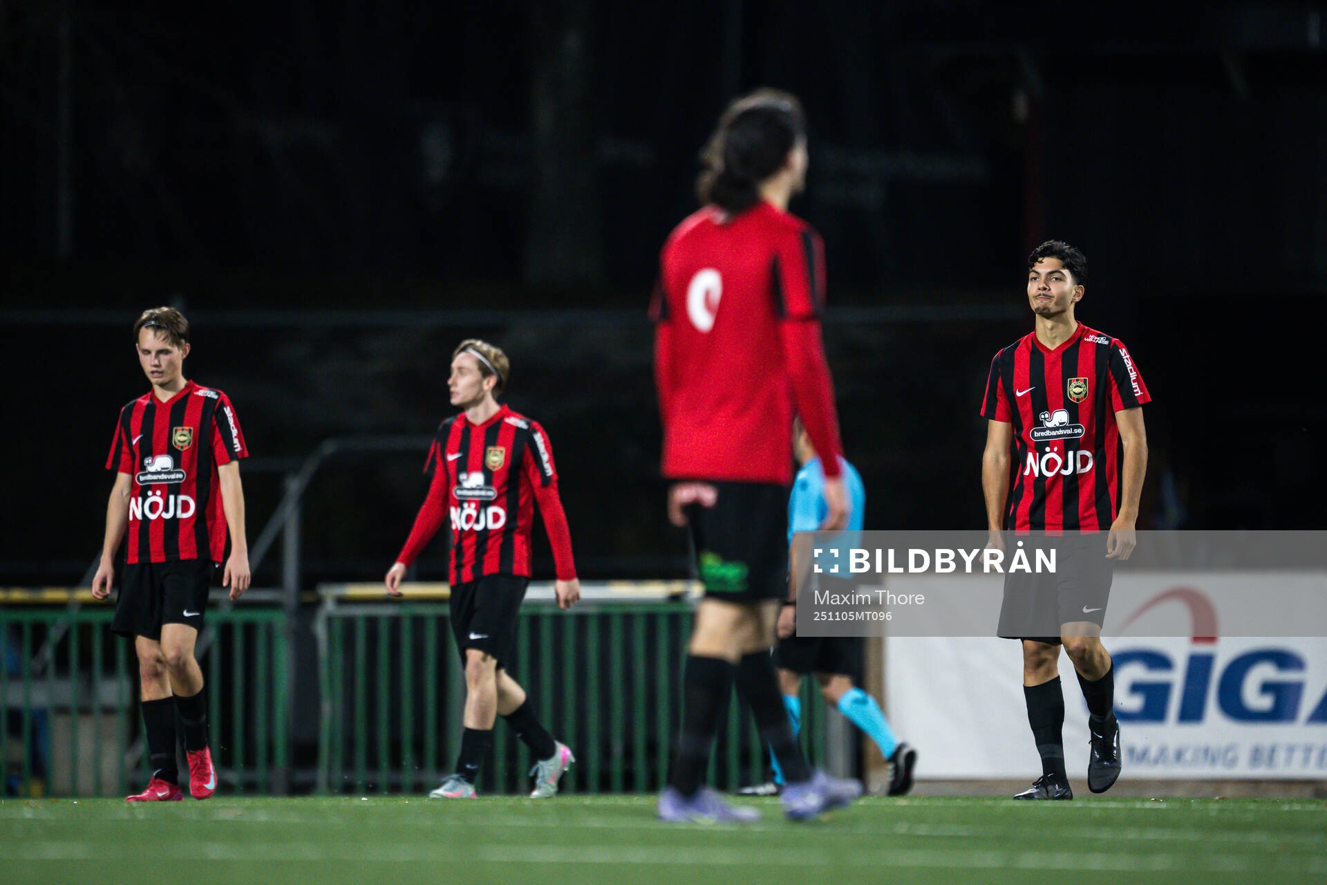 Anas Maache of Brommapojkarna looks dejected