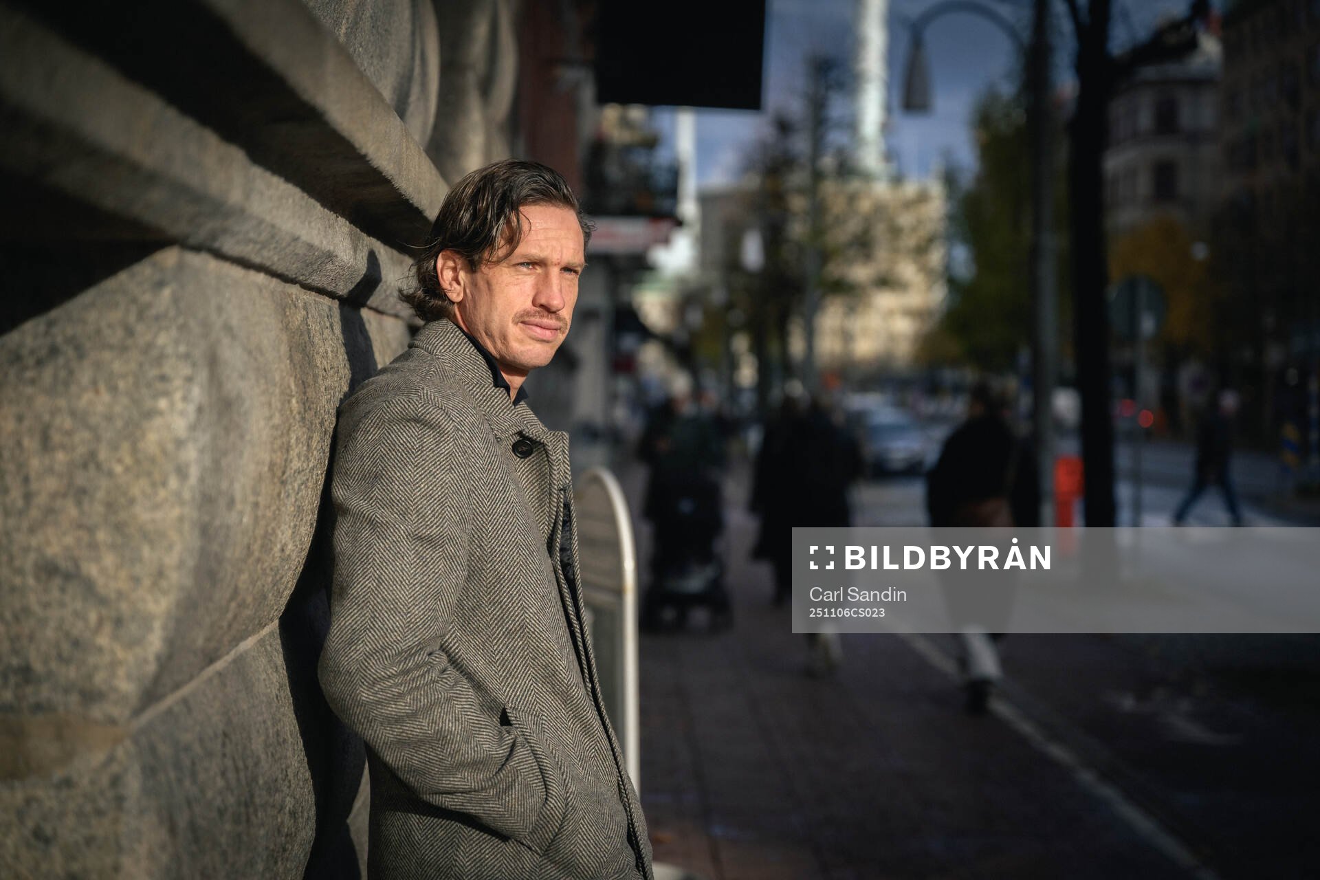 IFK Göteborgs Gustav Svensson blir intervjuad