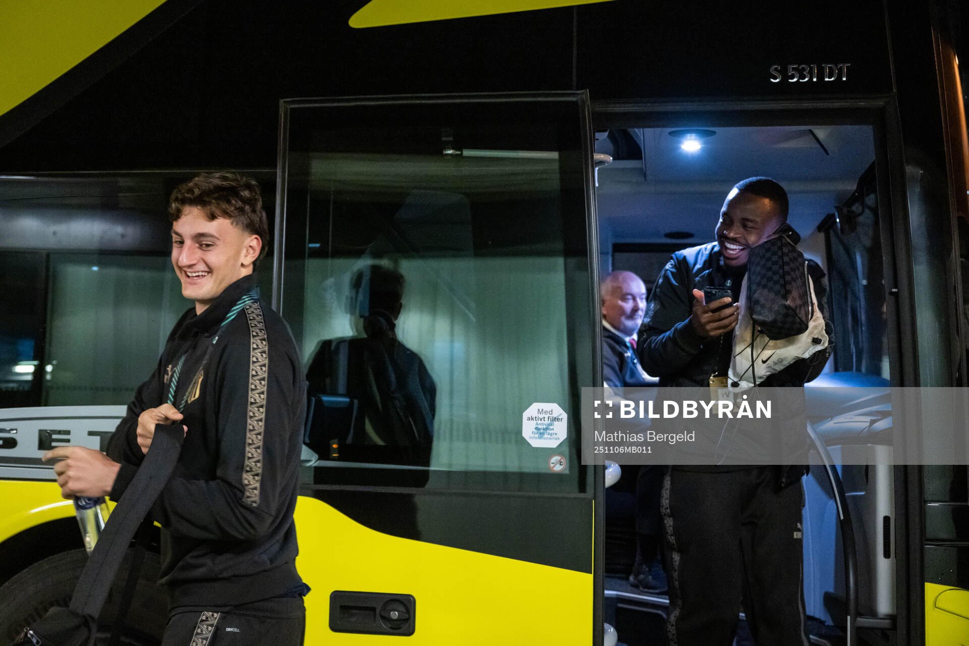 Silas Andersen and Brice Wembangomo of Häcken