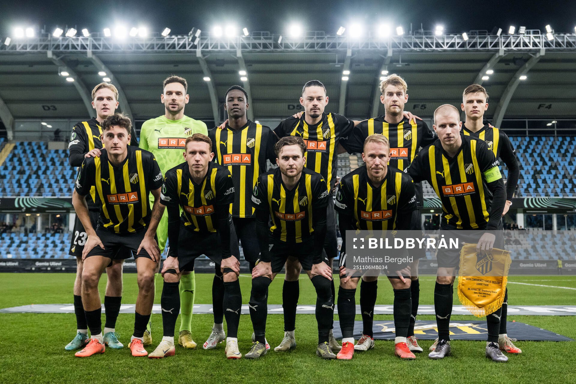 The starting eleven of Häcken