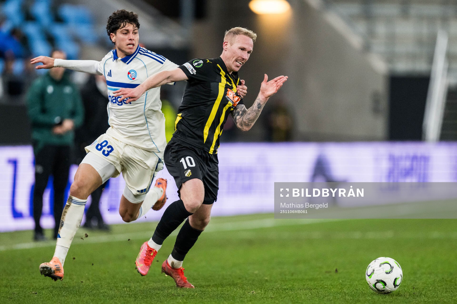 Rafael Luis of Strasbourg and Mikkel Rygaard Jensen of