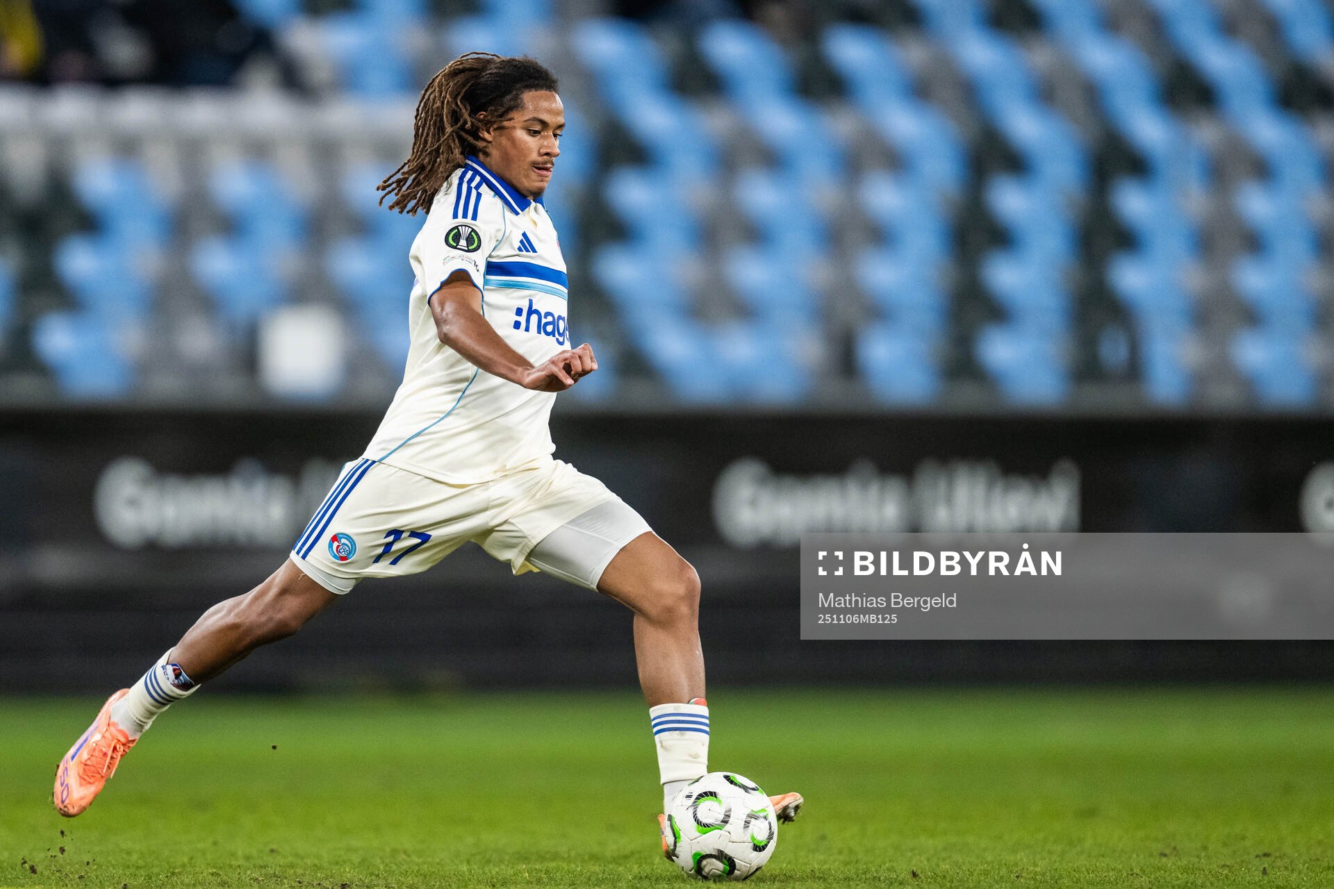 Mathis Amougou of Strasbourg