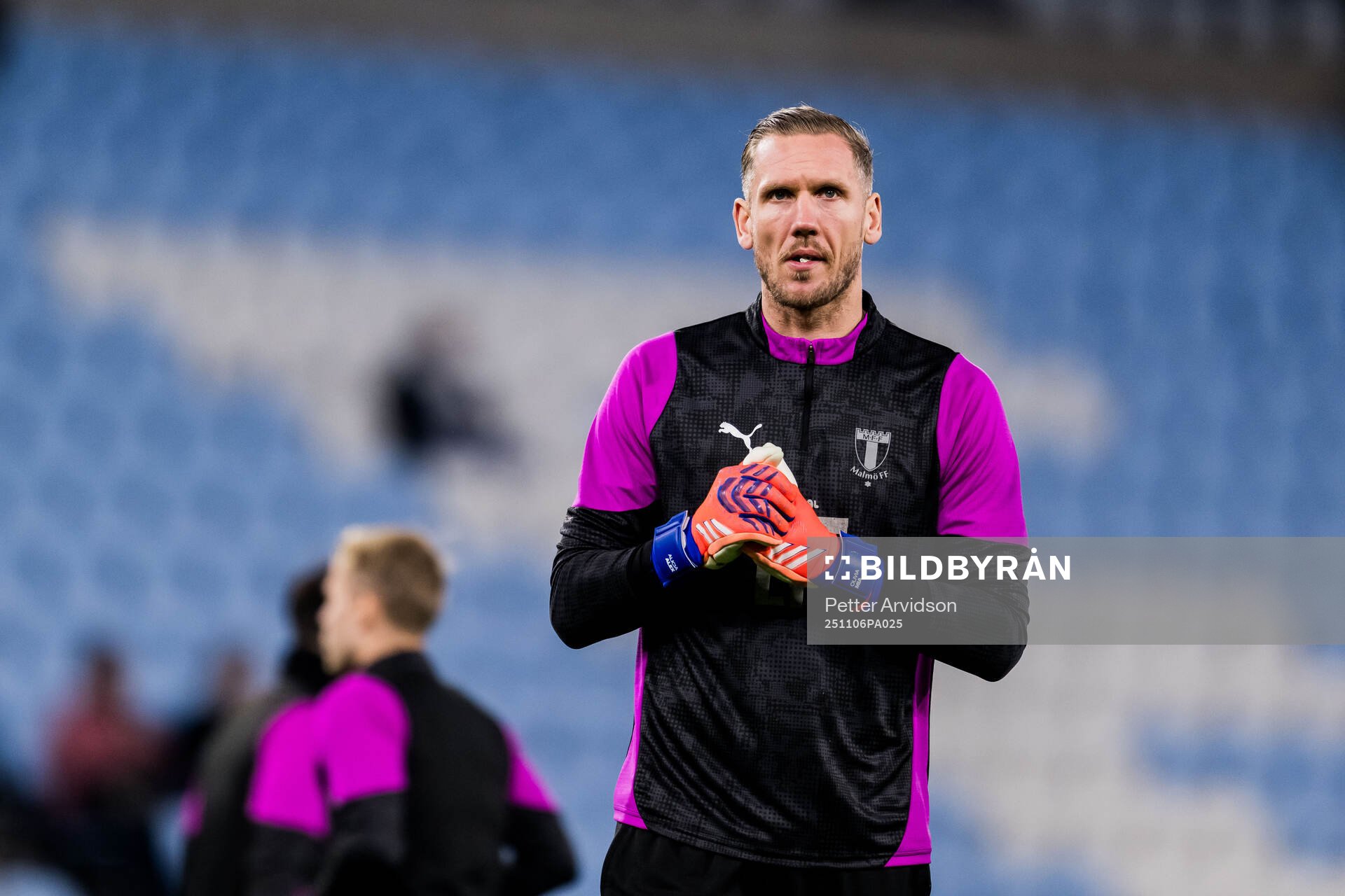 Goalkeeper Robin Olsen of Malmö FF