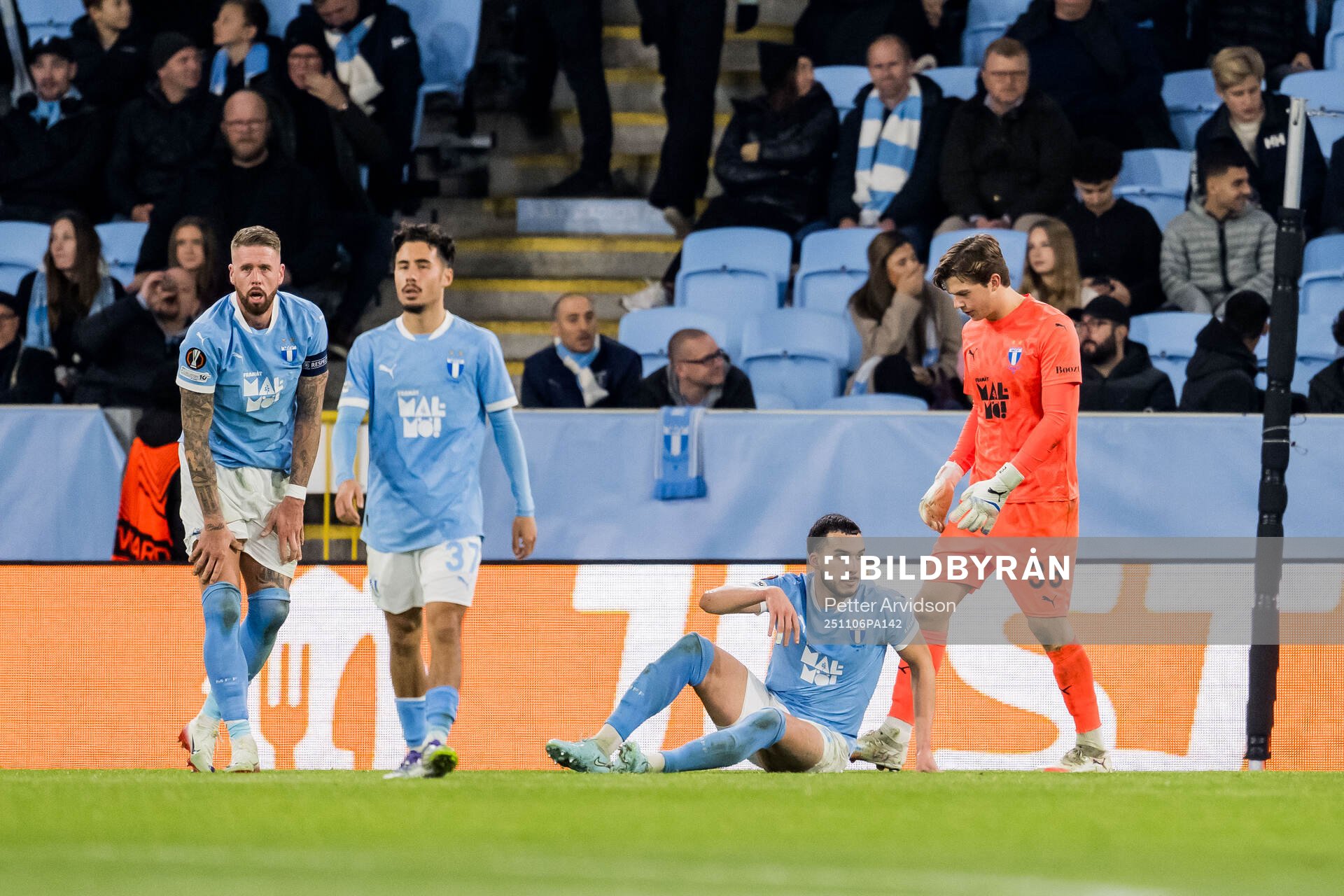 Pontus Jansson, Adrian Skogmar, Andrej Djuric, and
