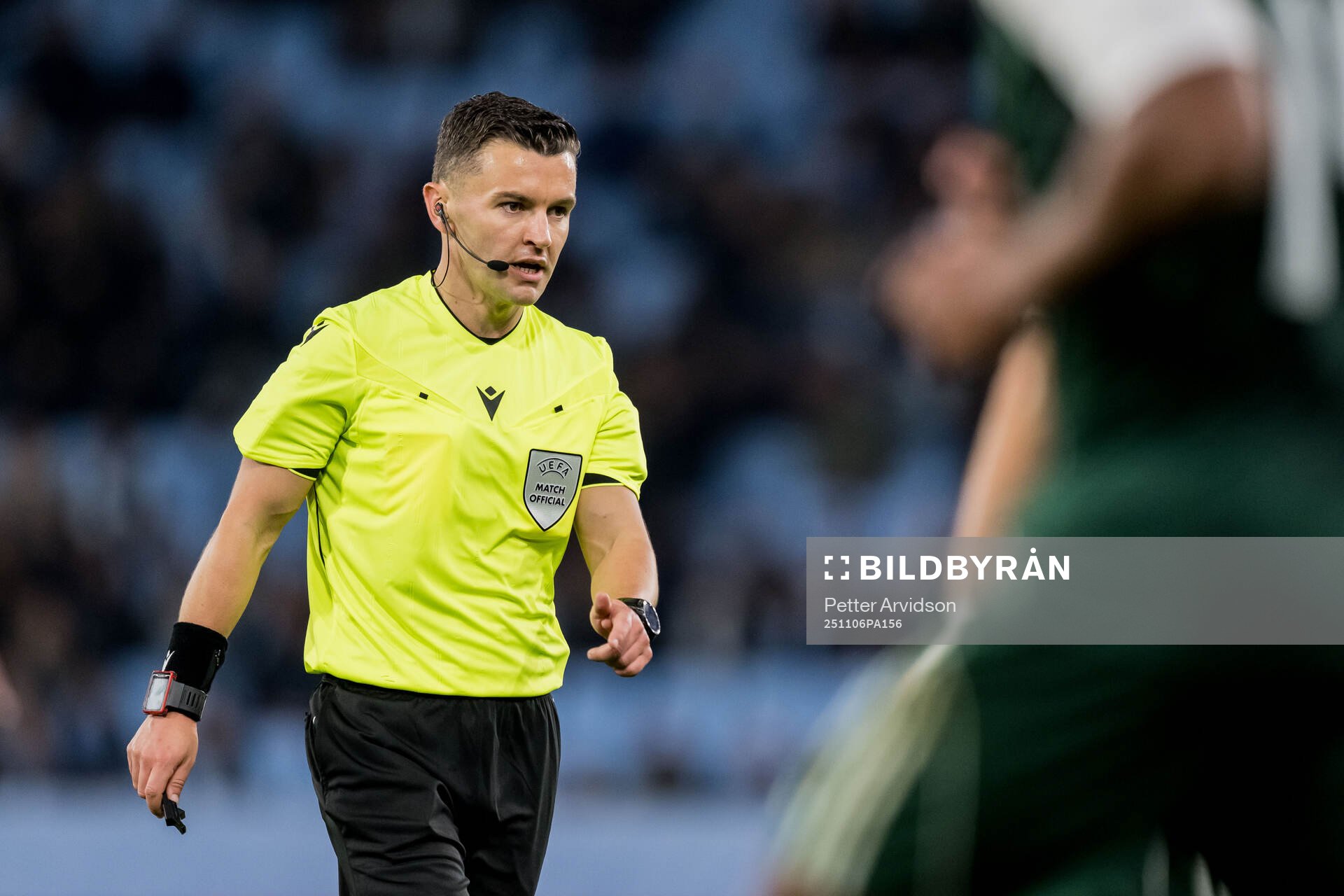 Referee Nicholas Walsh