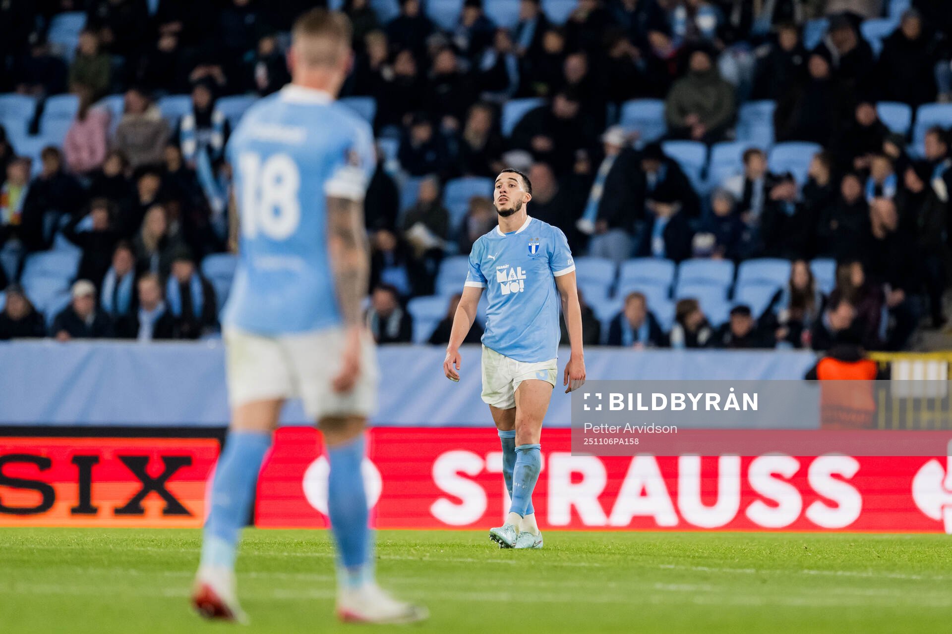 Andrej Djuric of Malmö FF looks dejected