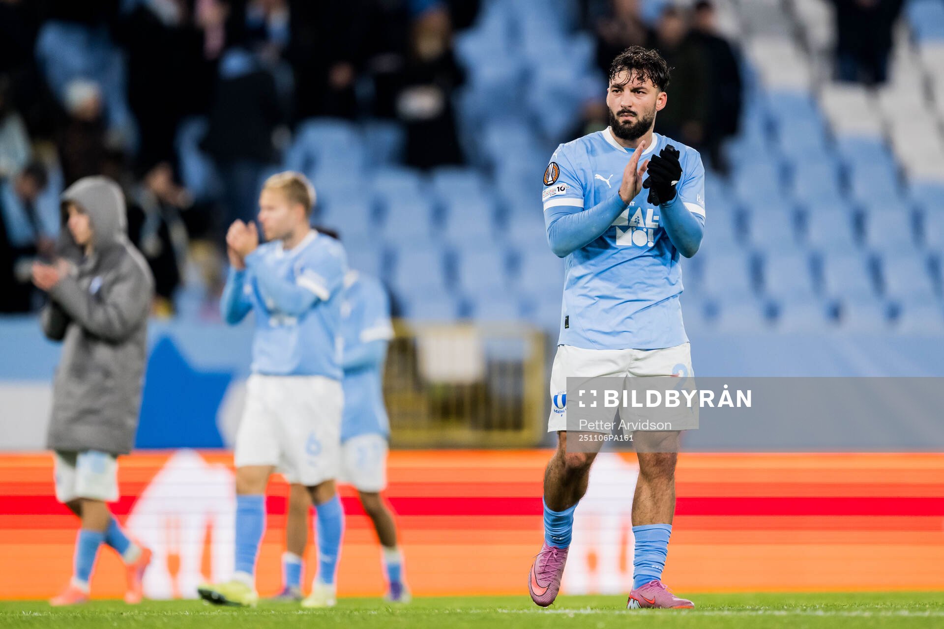 Sead Haksabanovic of Malmö FF looks dejected