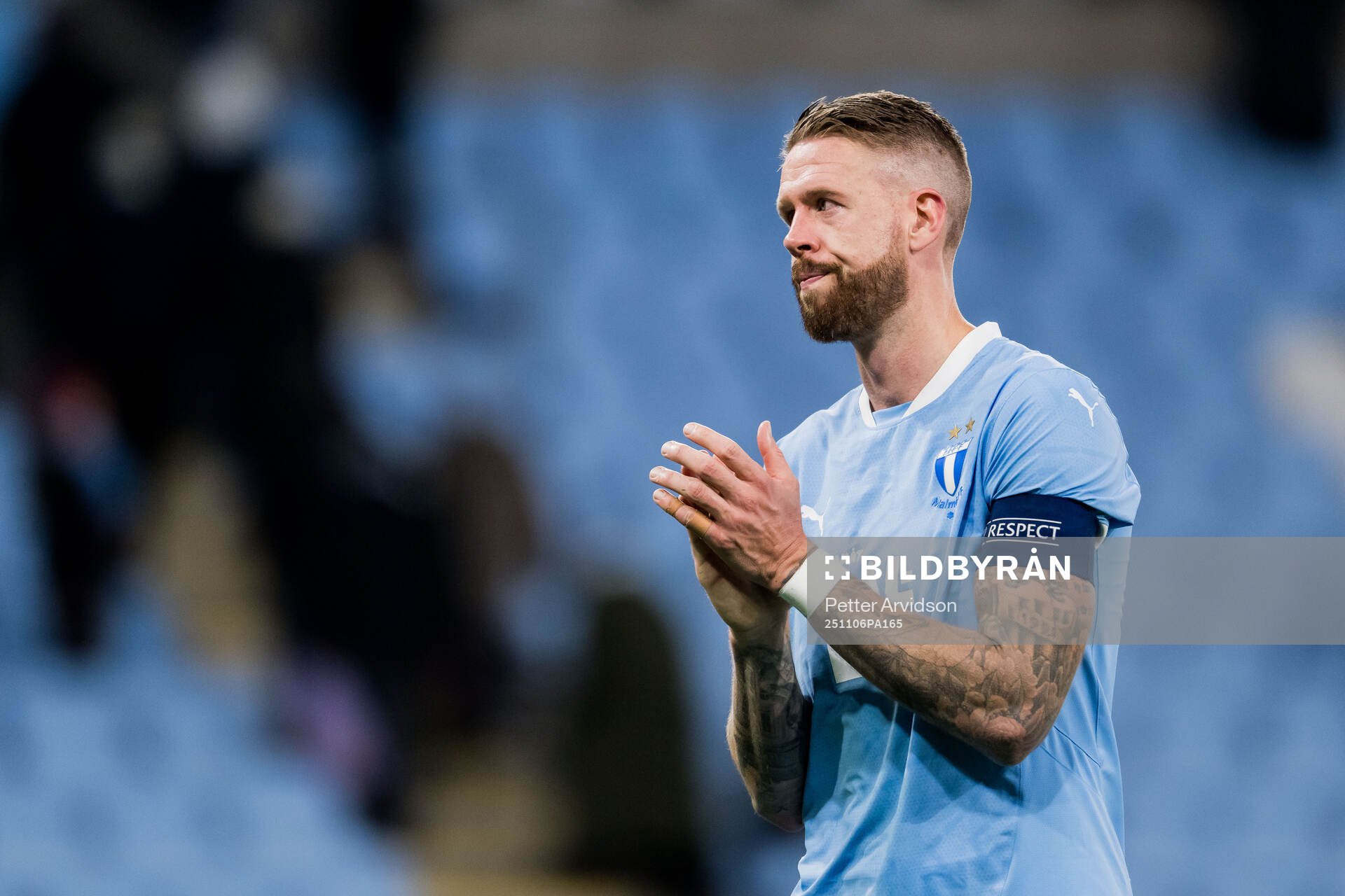 Pontus Jansson of Malmö FF looks dejected