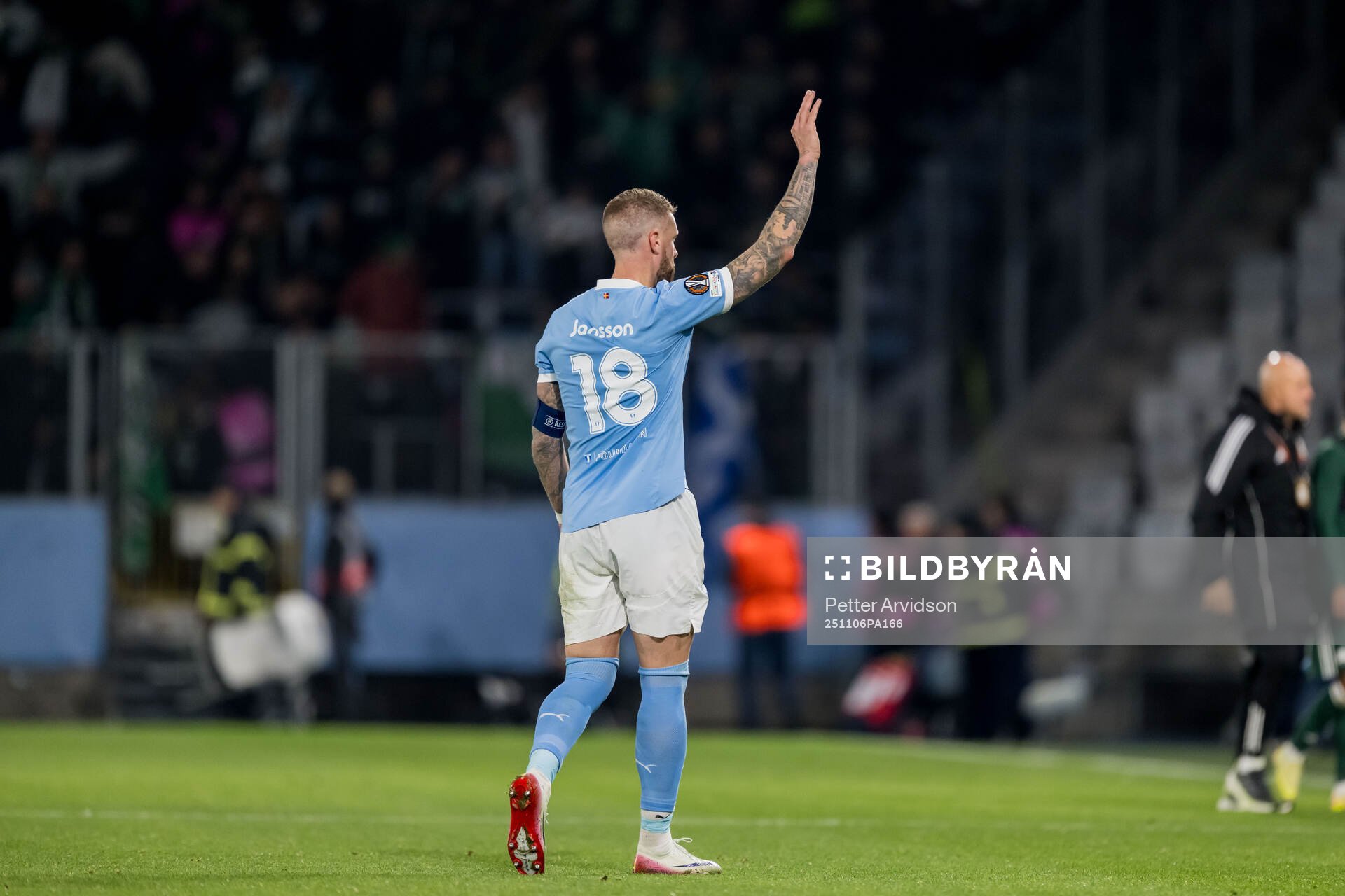 Pontus Jansson of Malmö FF looks dejected