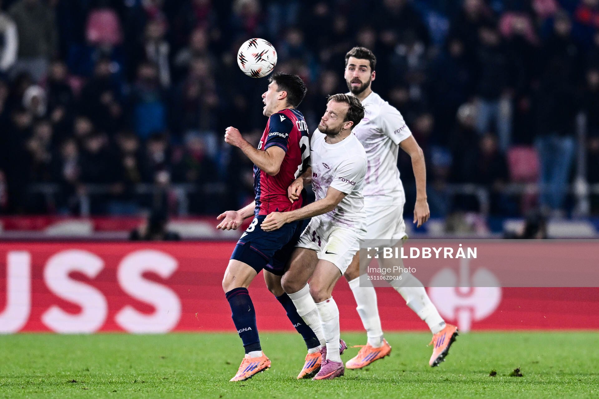 Nicolo Cambiaghi of Bologna against Bård Finne and Vetle