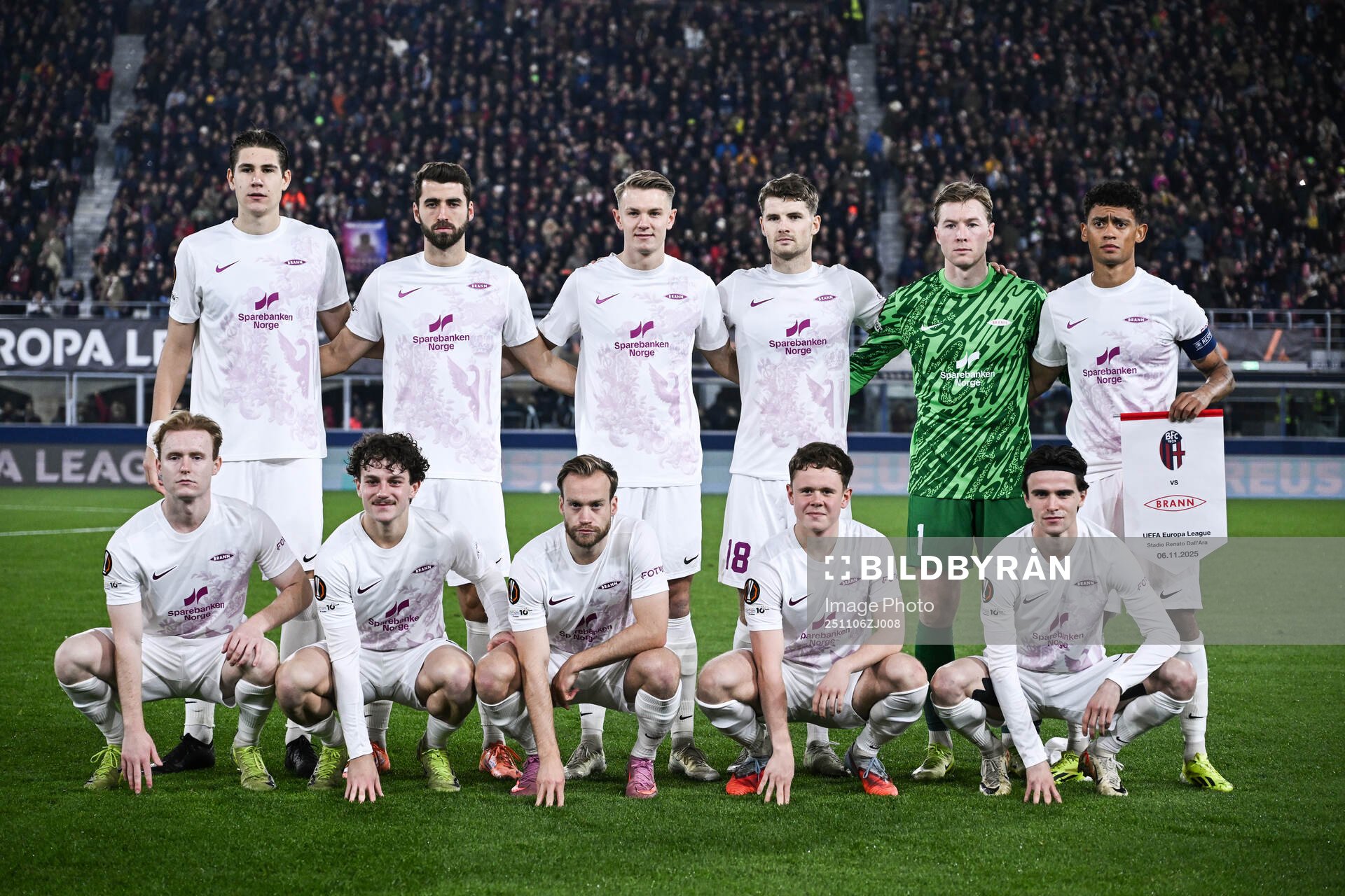 The starting eleven of Brann