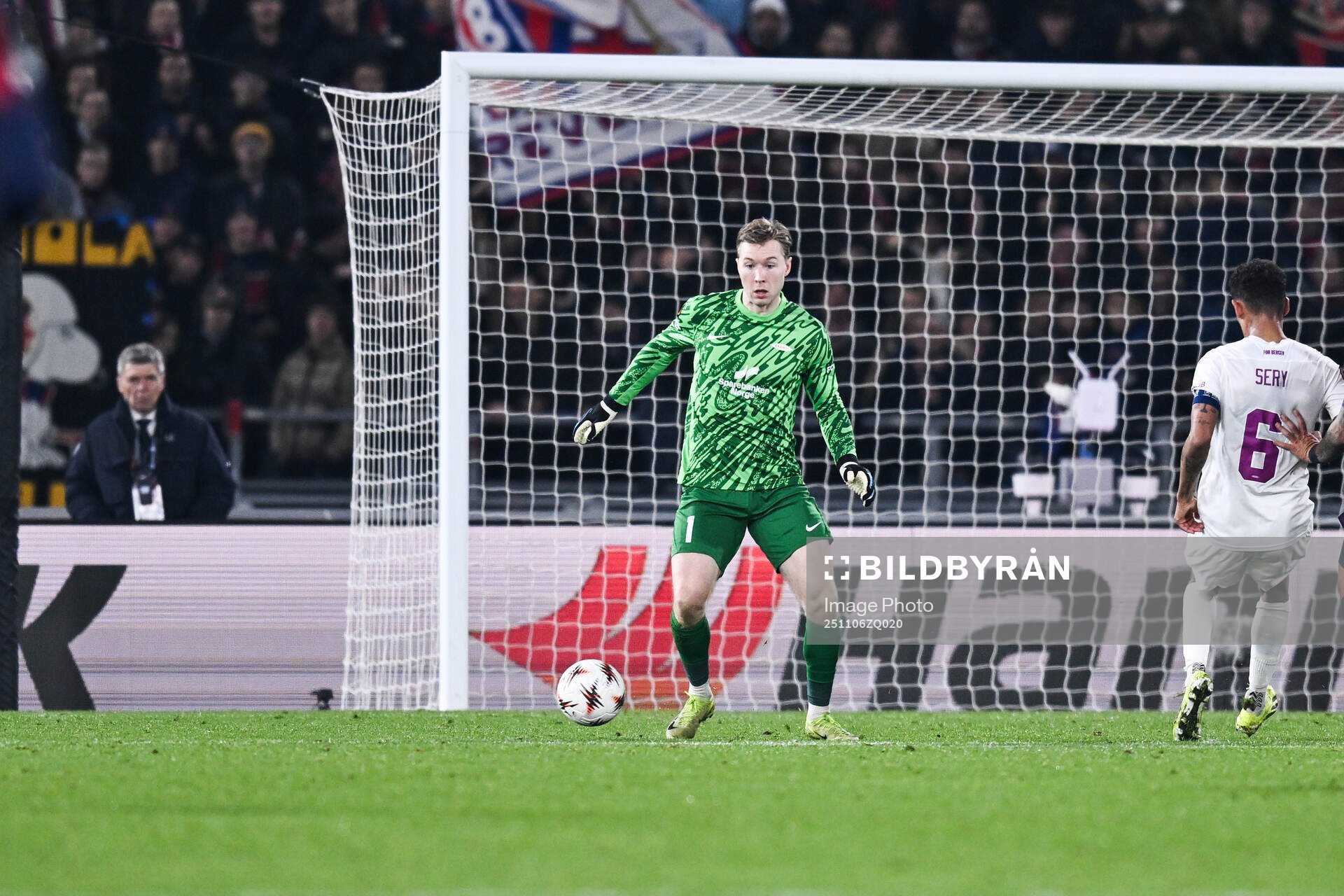 Goalkeeper Mathias Dyngeland of Brann