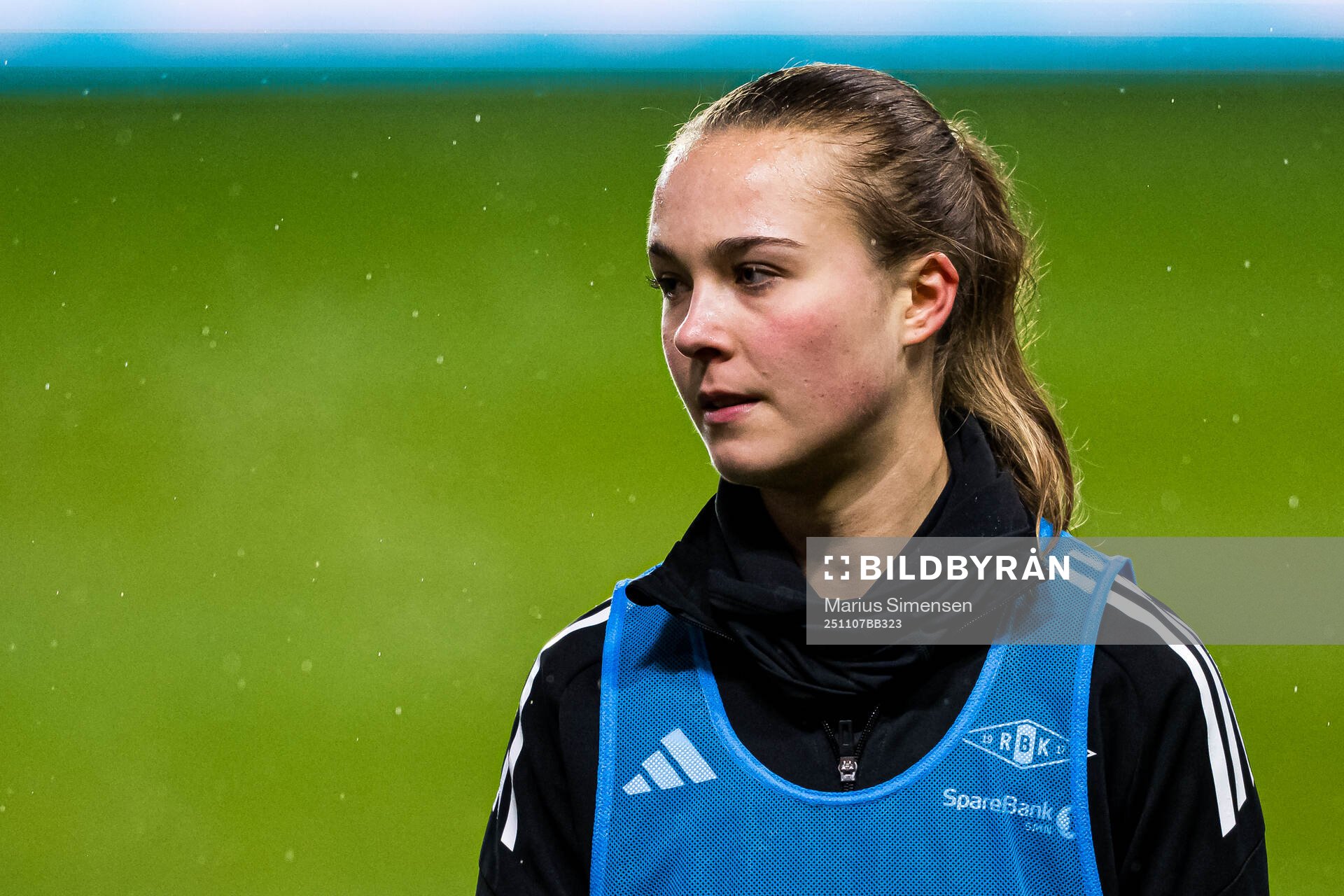 Cille Nilsen of Rosenborg warms up