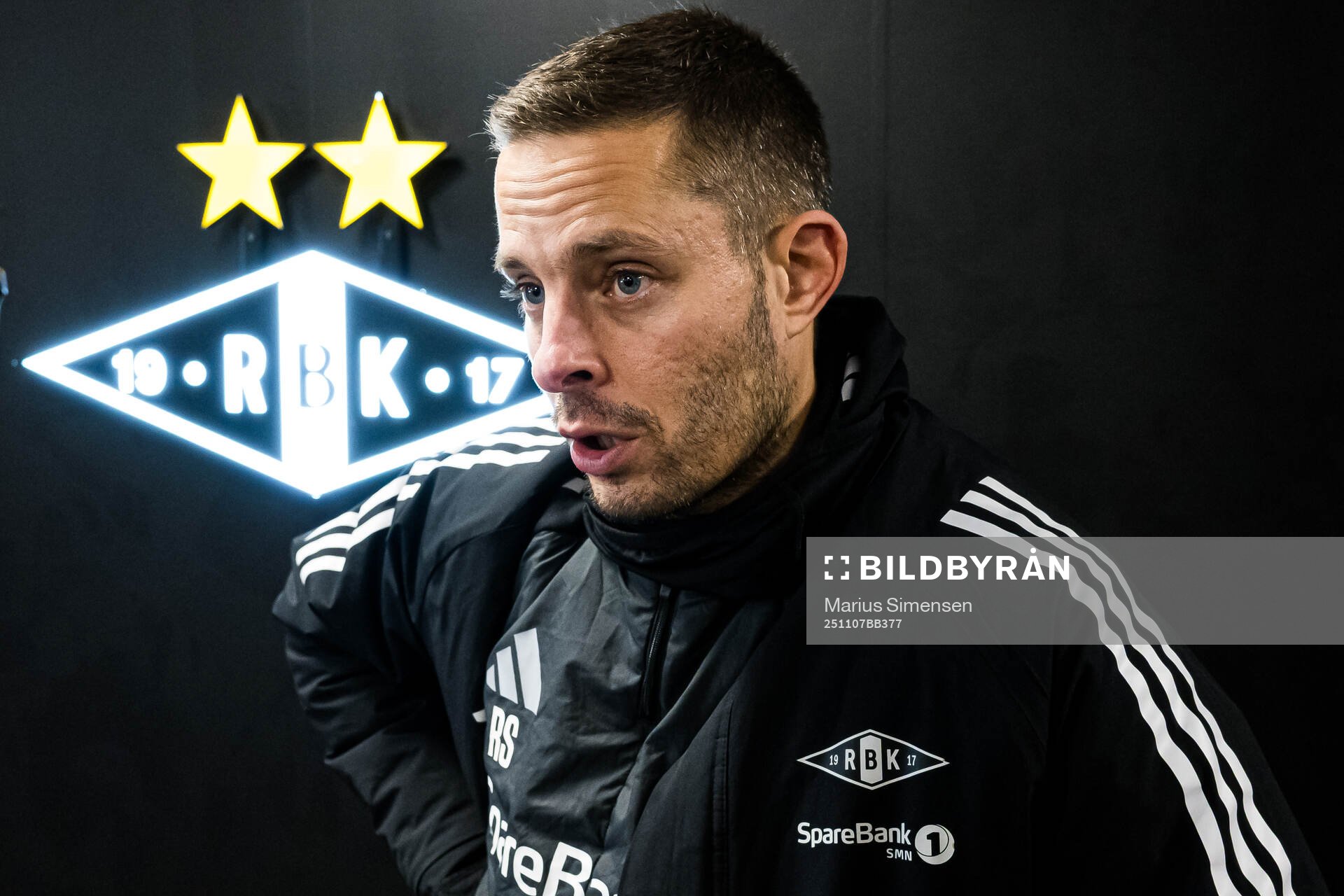 Head coach Robin Shroot of Rosenborg
