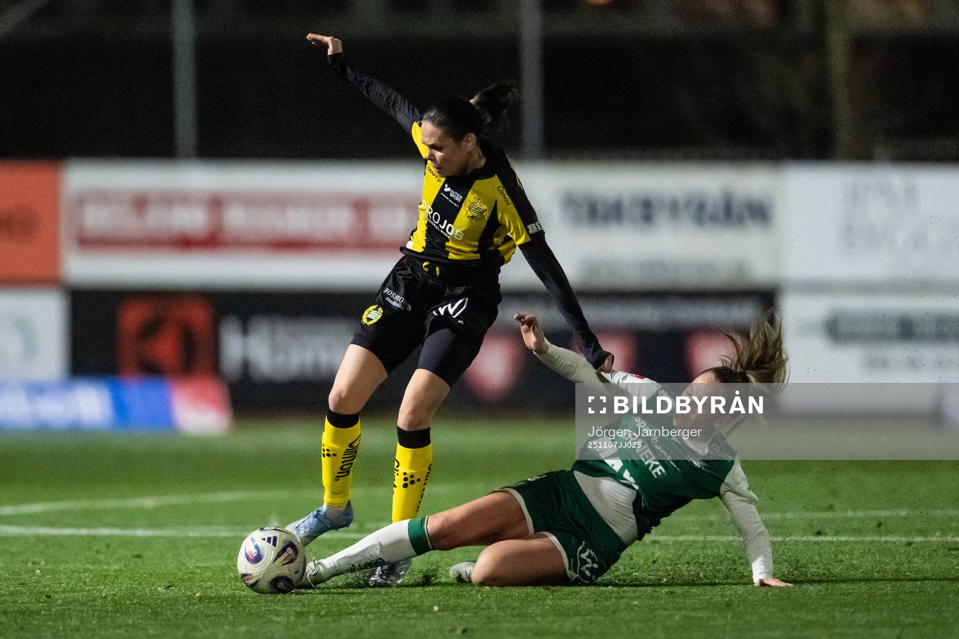 Hammarbys Simone Boye Sørensen och Alingsås Karin Lundin