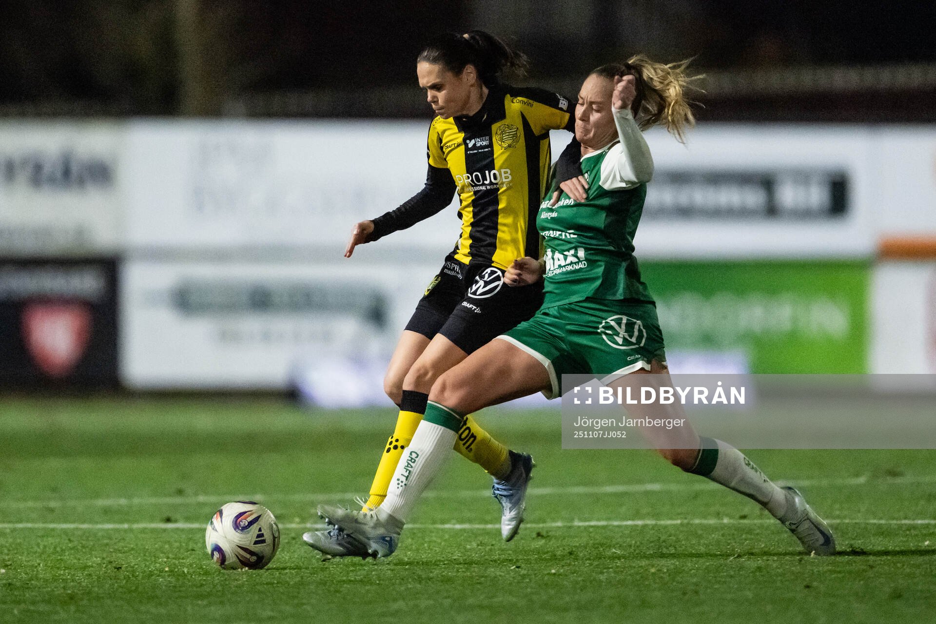 Hammarbys Simone Boye Sørensen och Alingsås Karin Lundin
