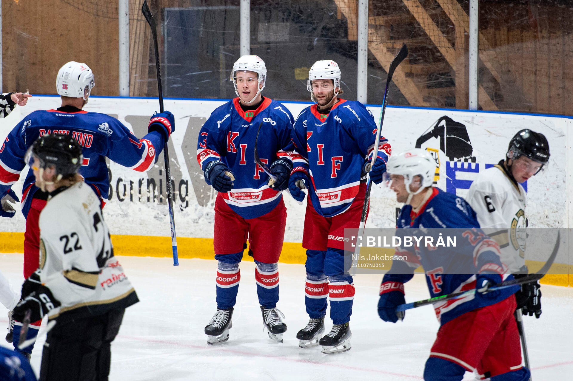 Kovlands Anton Backlund, Erik Nordlander och Filip Sjöberg