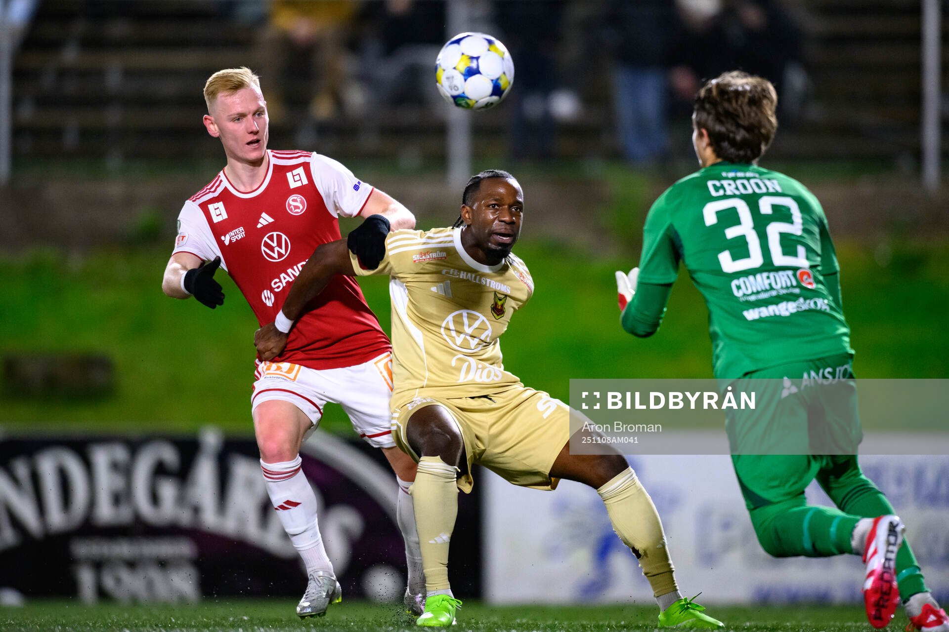 Sandvikens IFs Christopher Redenstrand och Östersunds