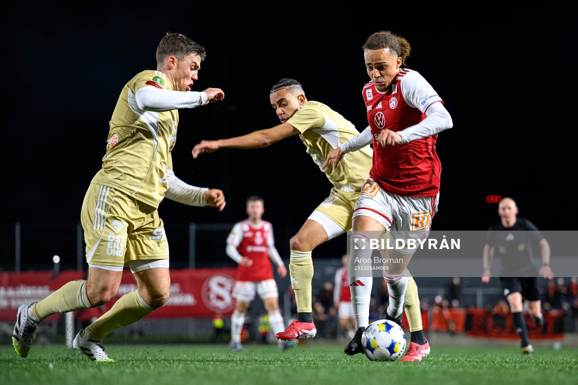 Östersunds Christian Enemark och Sandvikens IFs Maill
