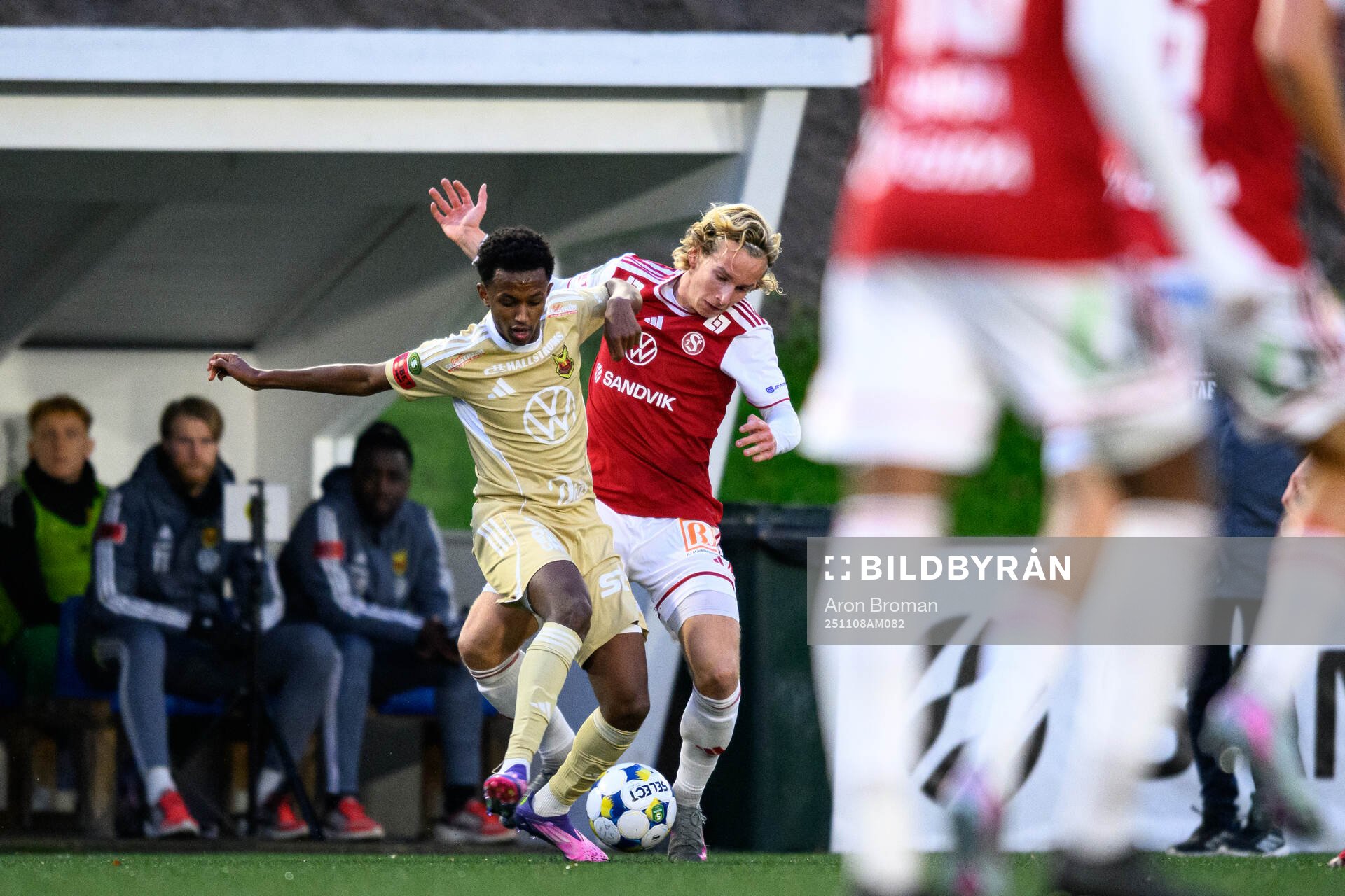 Östersunds Eseg Yossief Worke och Sandvikens IFs Oskar