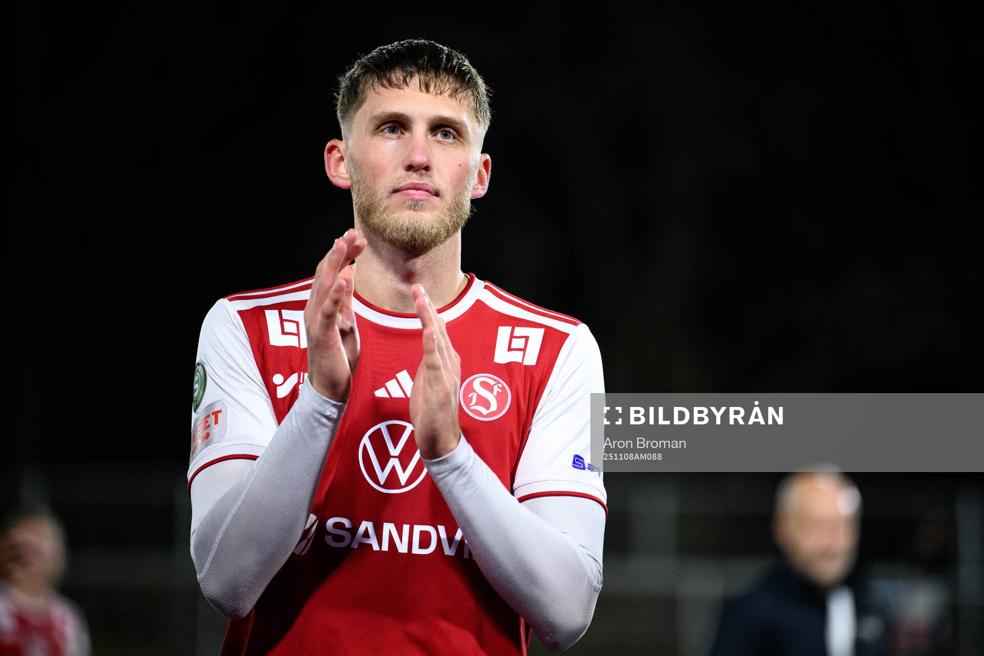 Sandvikens IFs Emil Engqvist jublar
