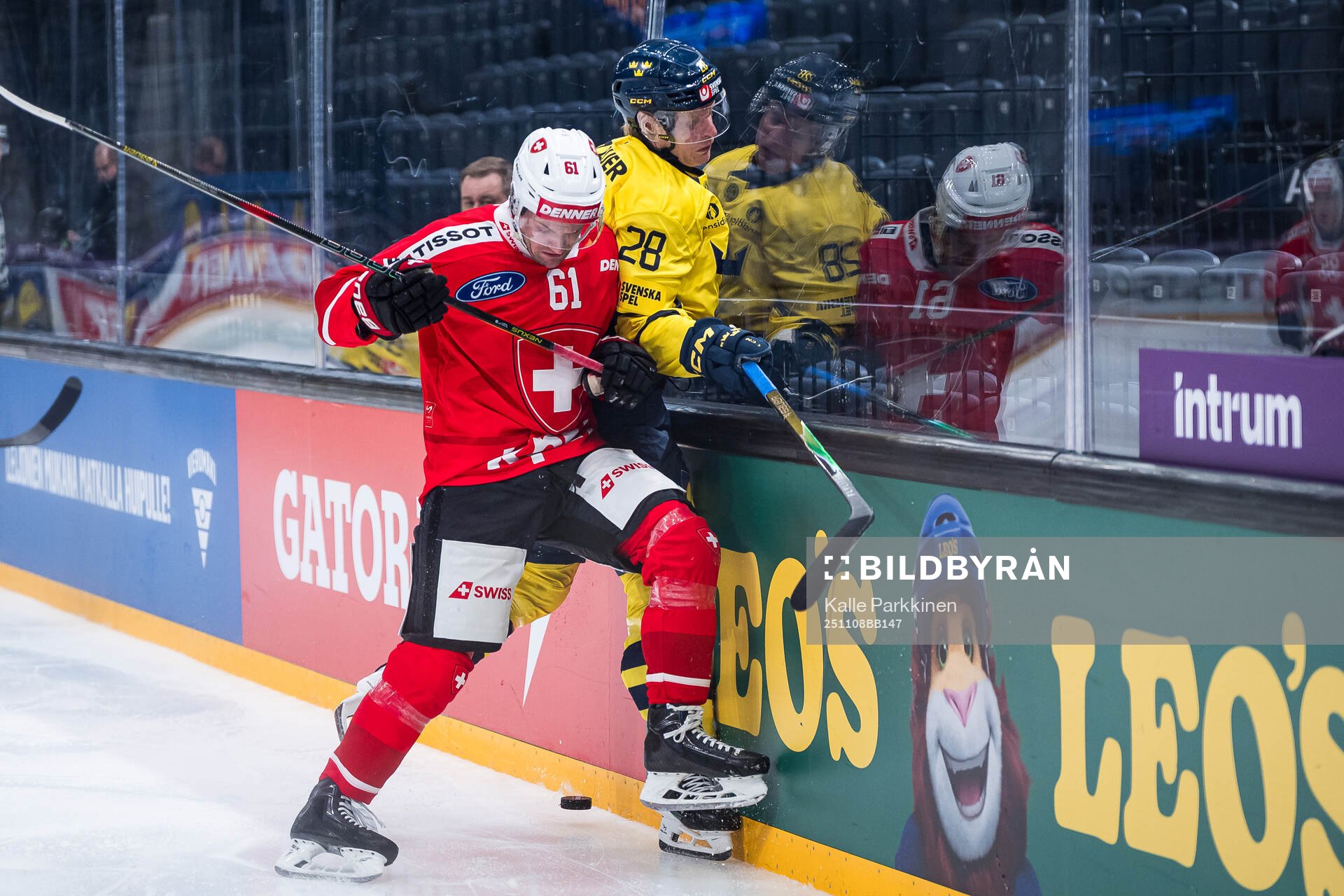 Dario Rohrbach of Switzerland and Anton Bengtsson of Sweden